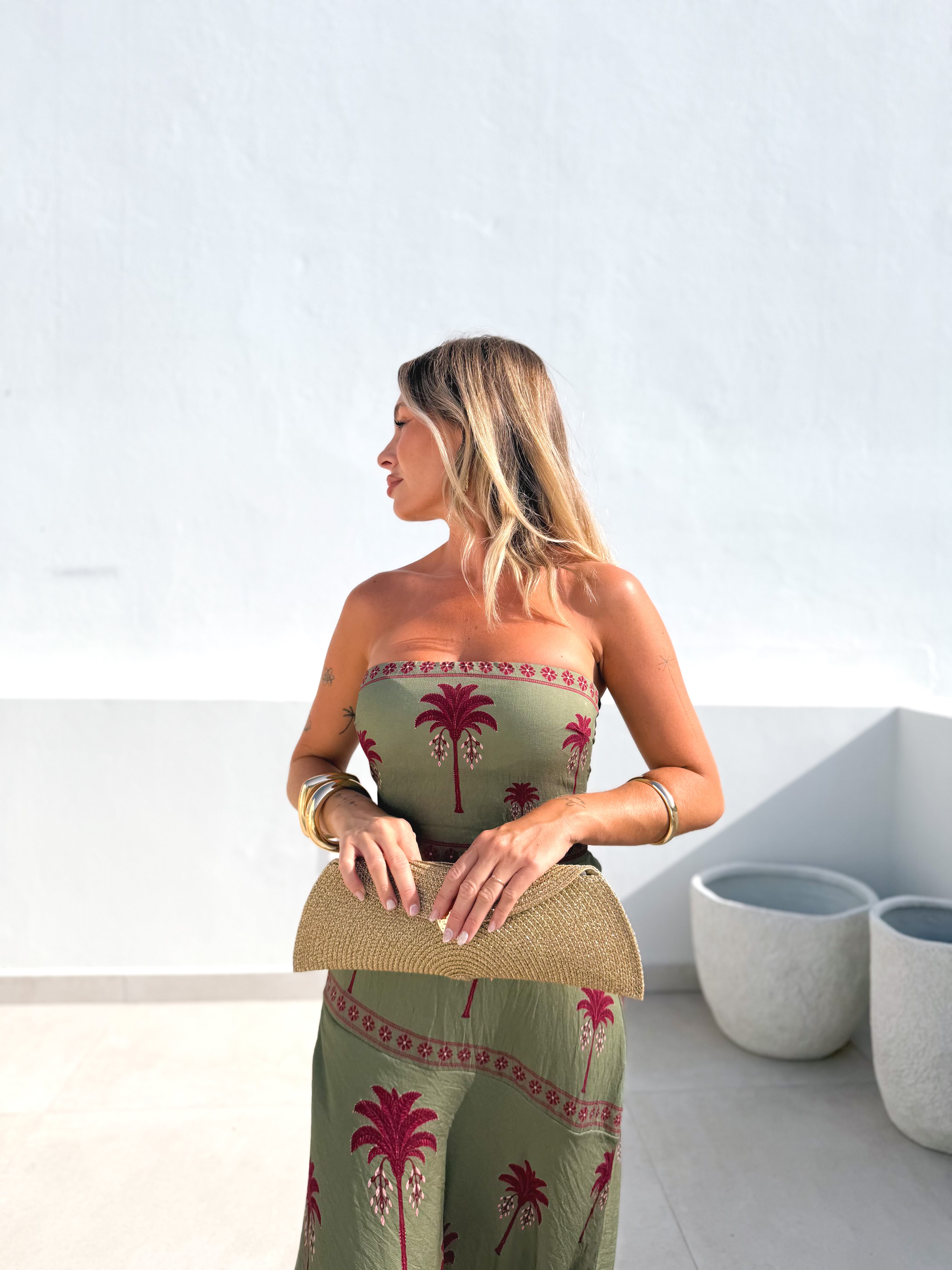 Vestido Palmier verde