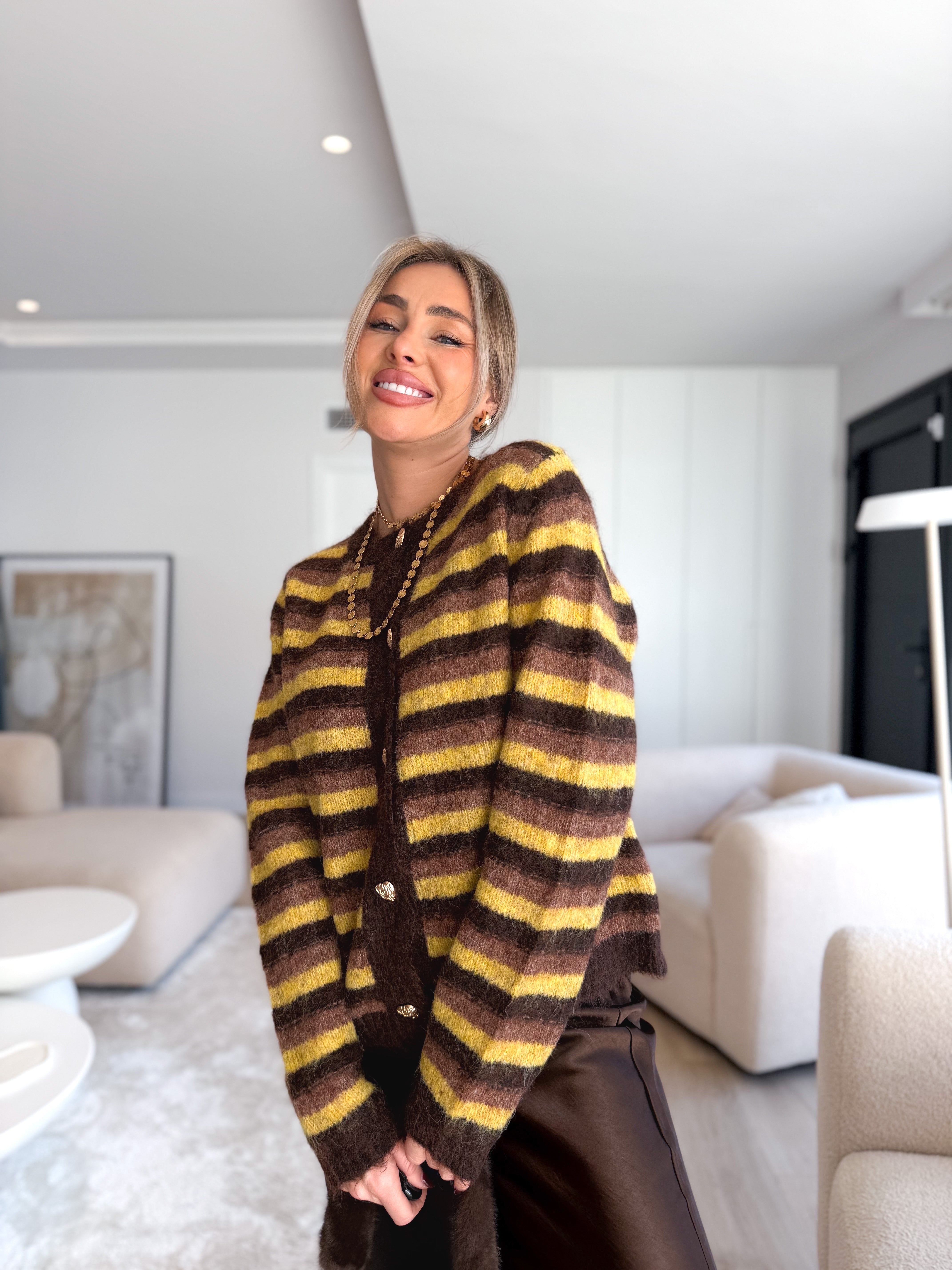 Suéter rayas combinado