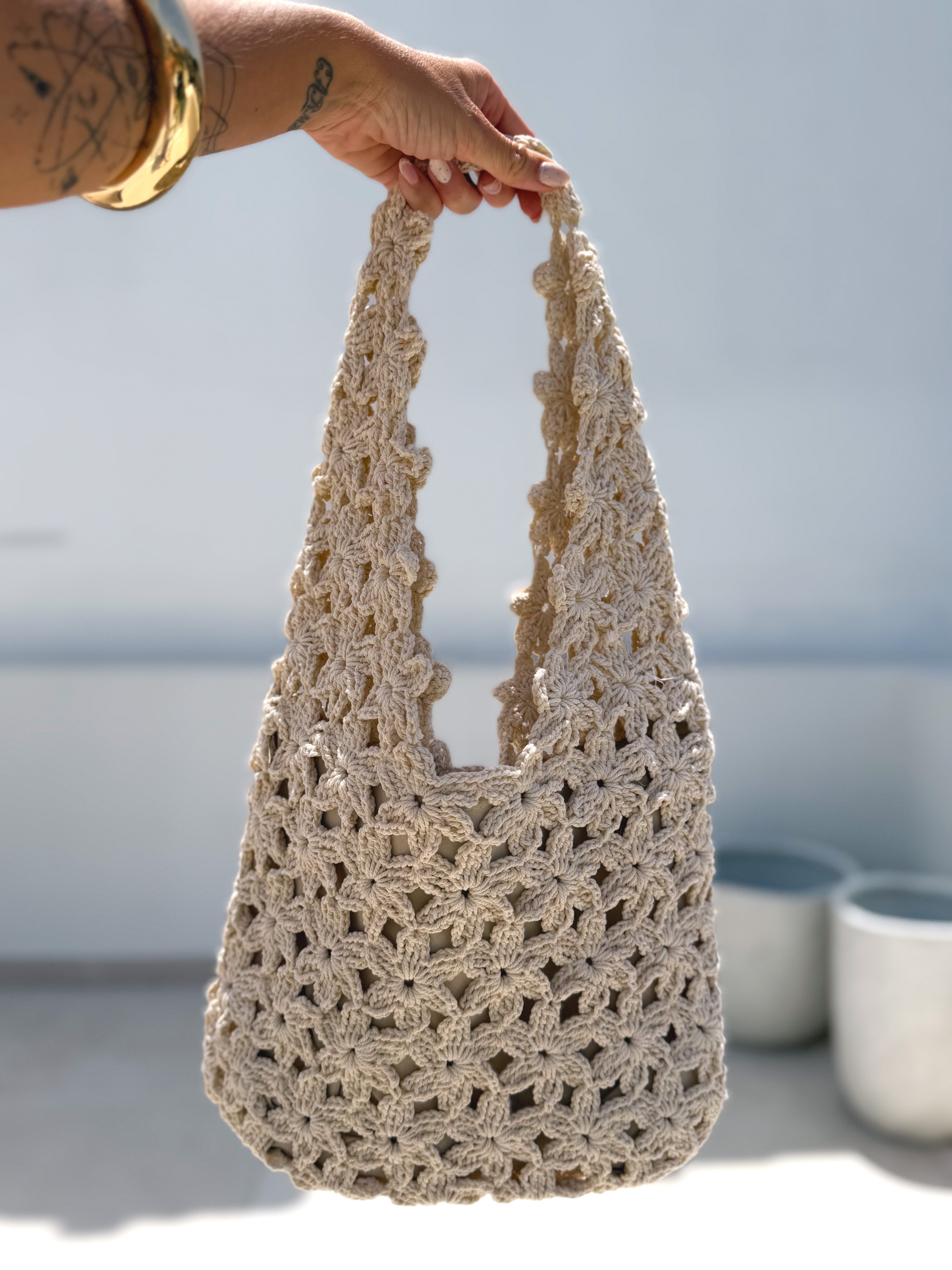 Bolso hombro crochet