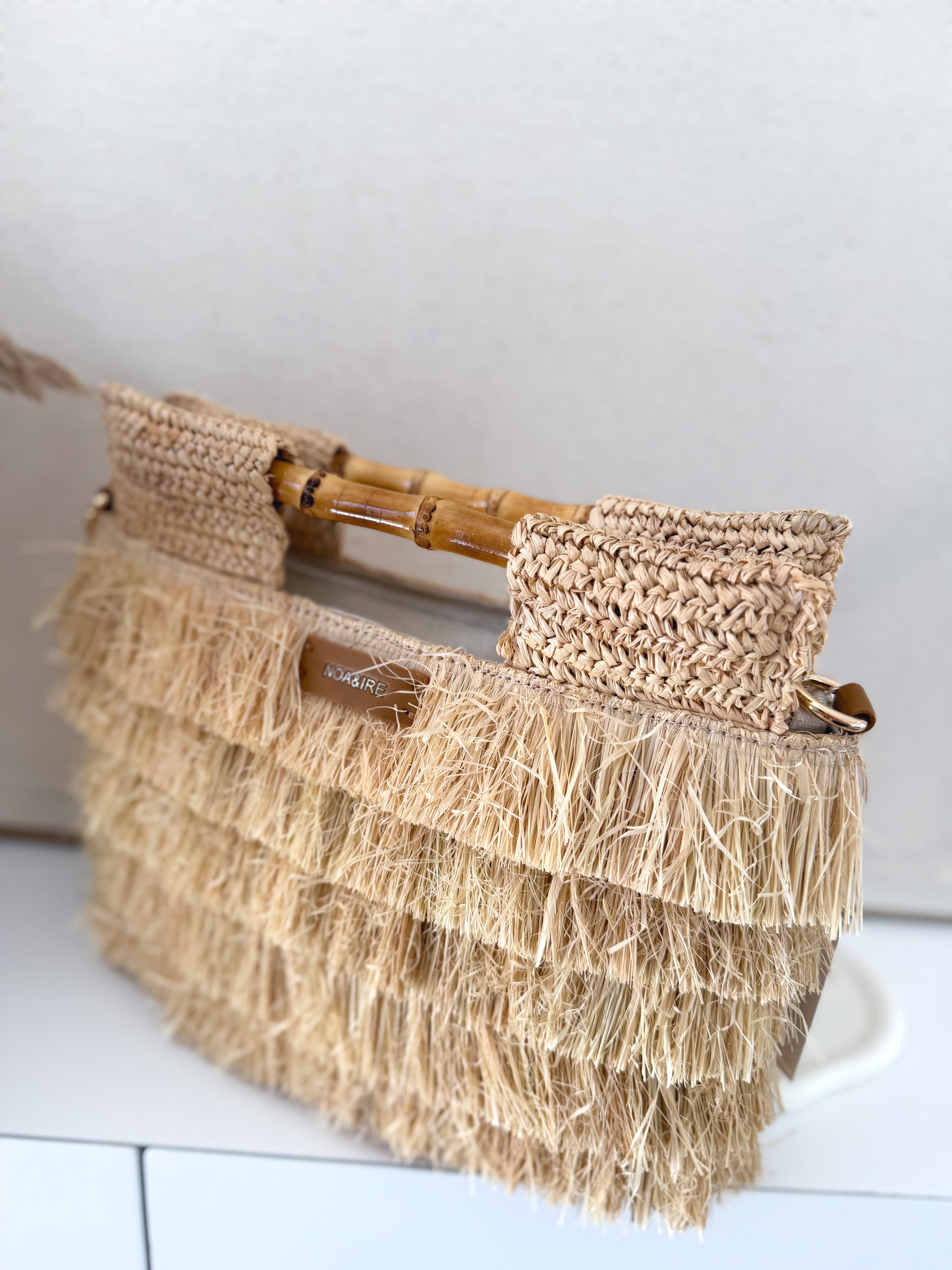 Cesta Rafia y paja