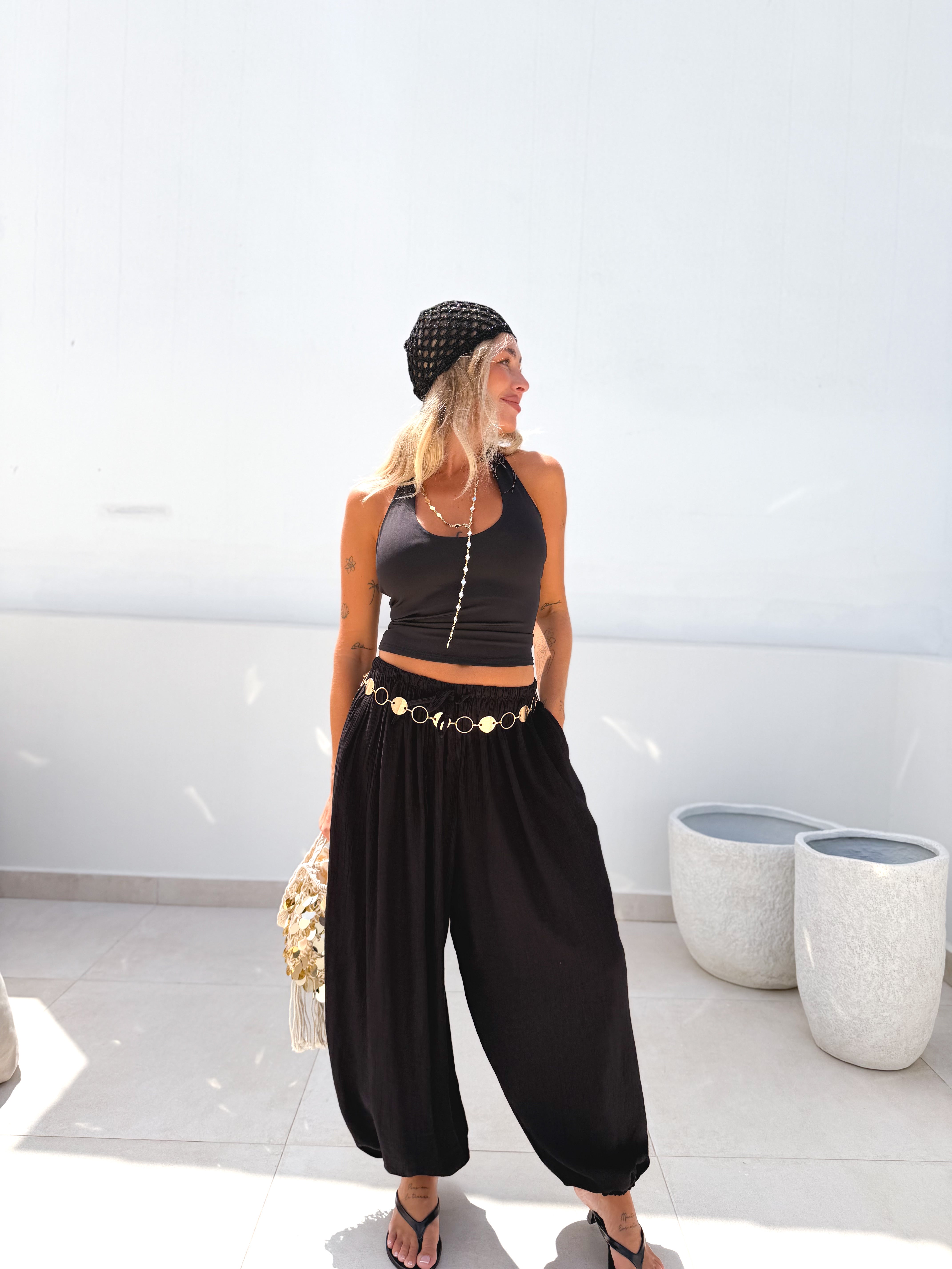 Pantalón Bombacho negro