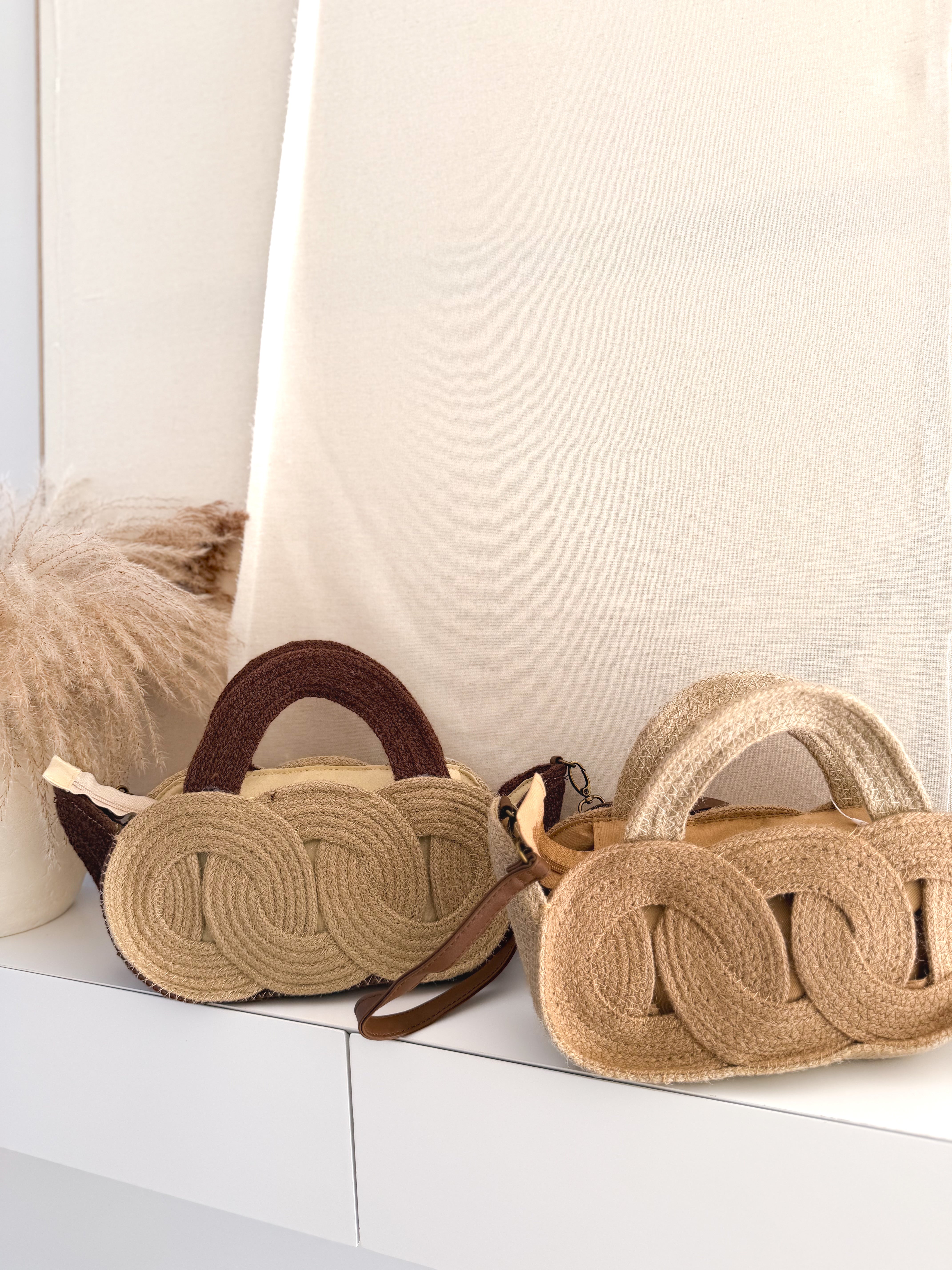 Bolso yute combinado