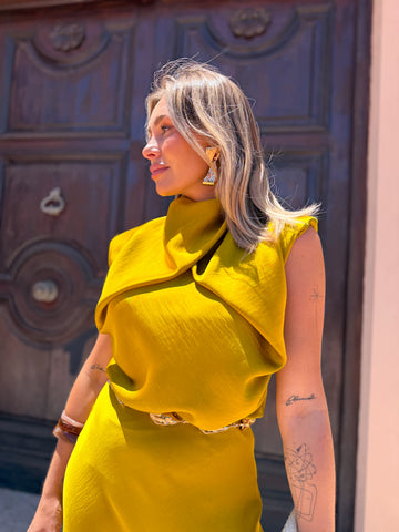 Blusa Gala Mostaza