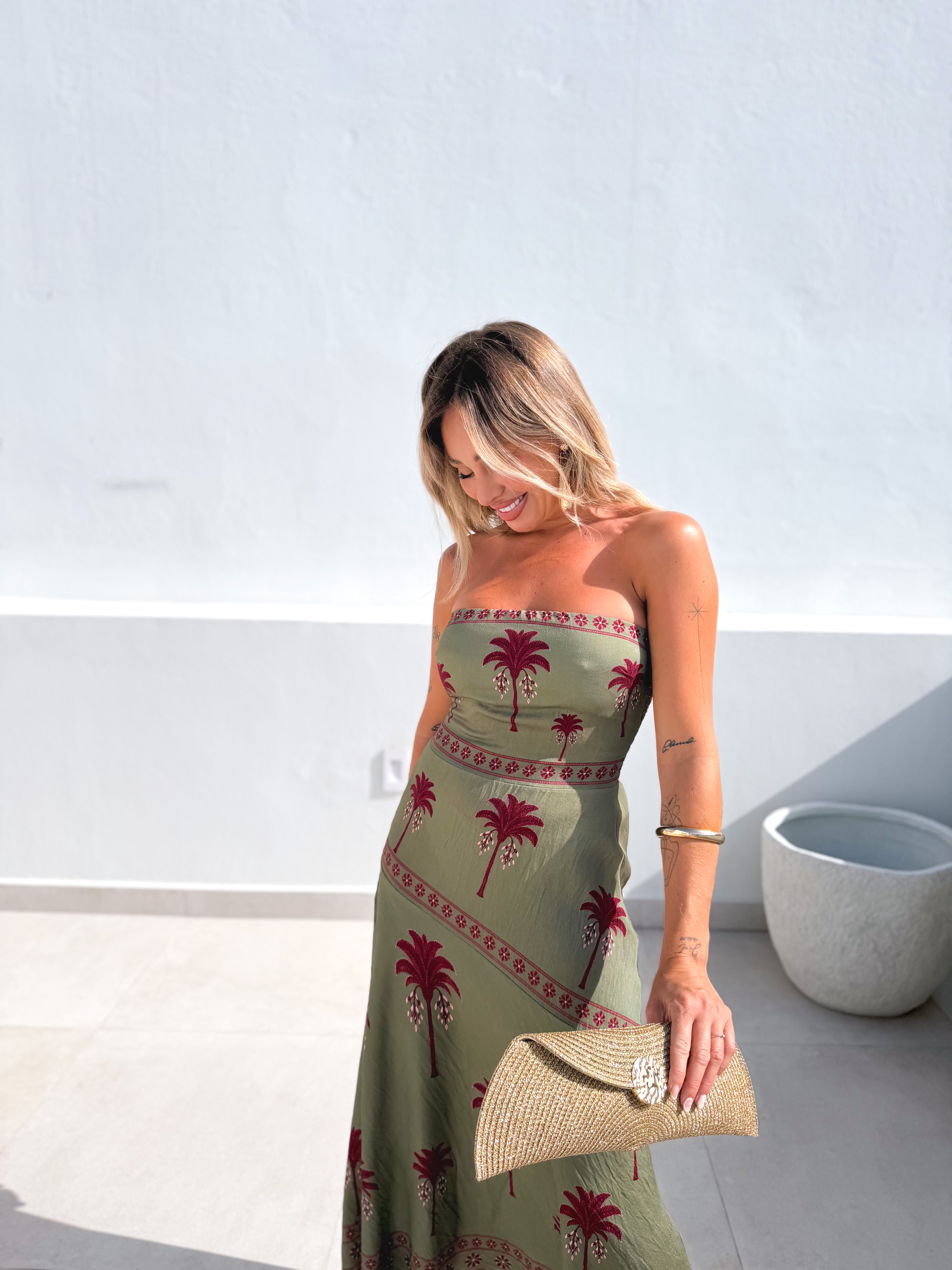 Vestido Palmier verde