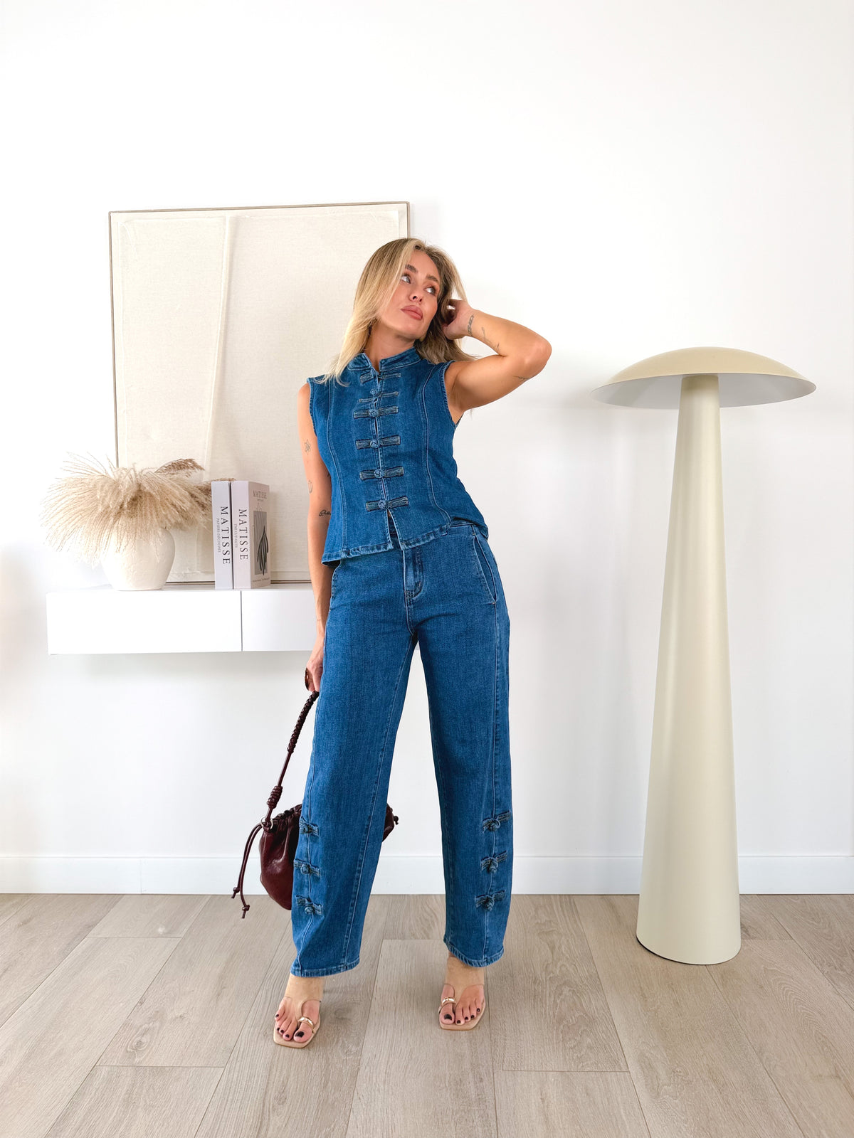 Chaleco Denim Napoleón