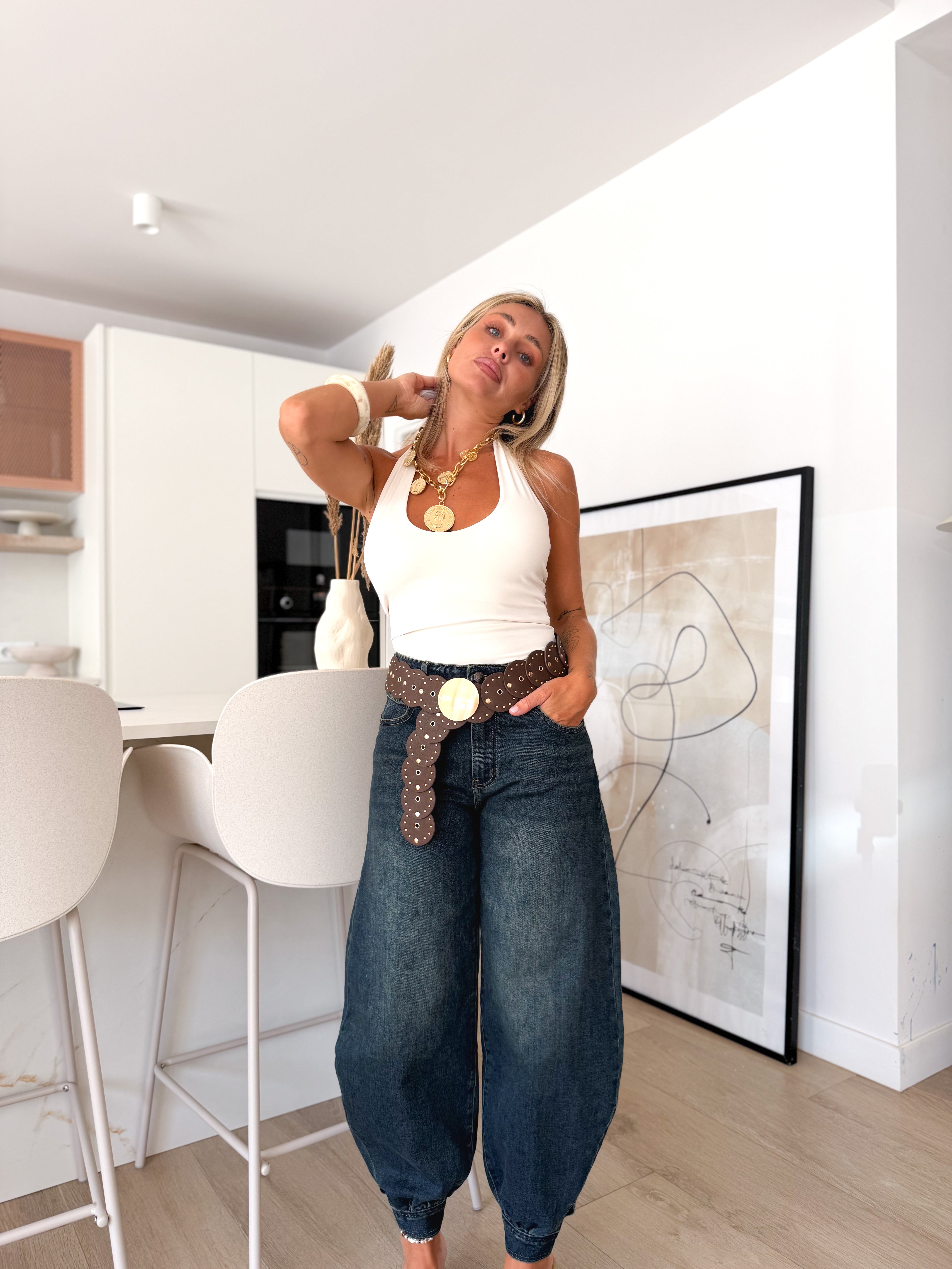Denim bombacho