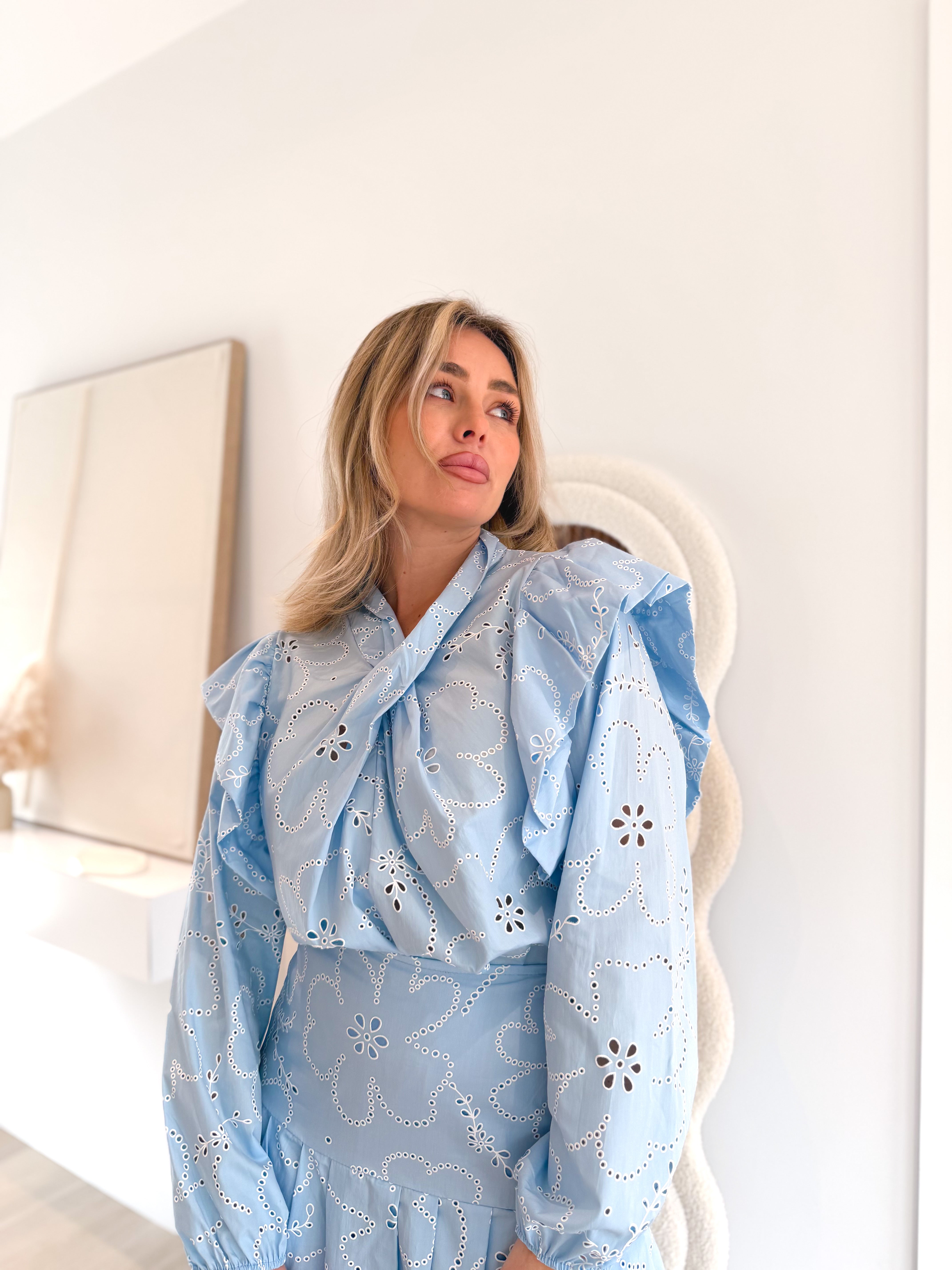 Camisa Antonella bordada