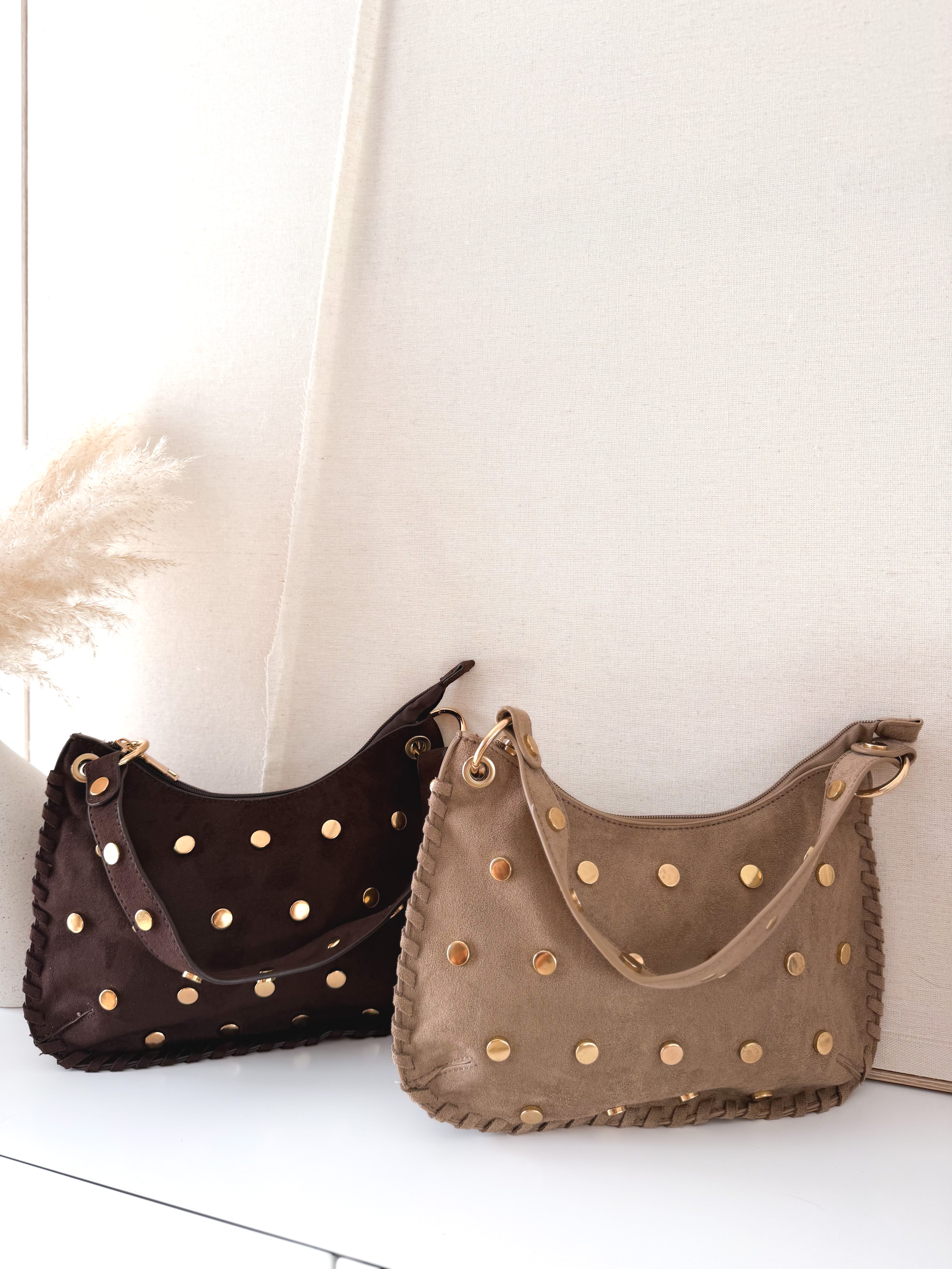 Bolso hombro tachas