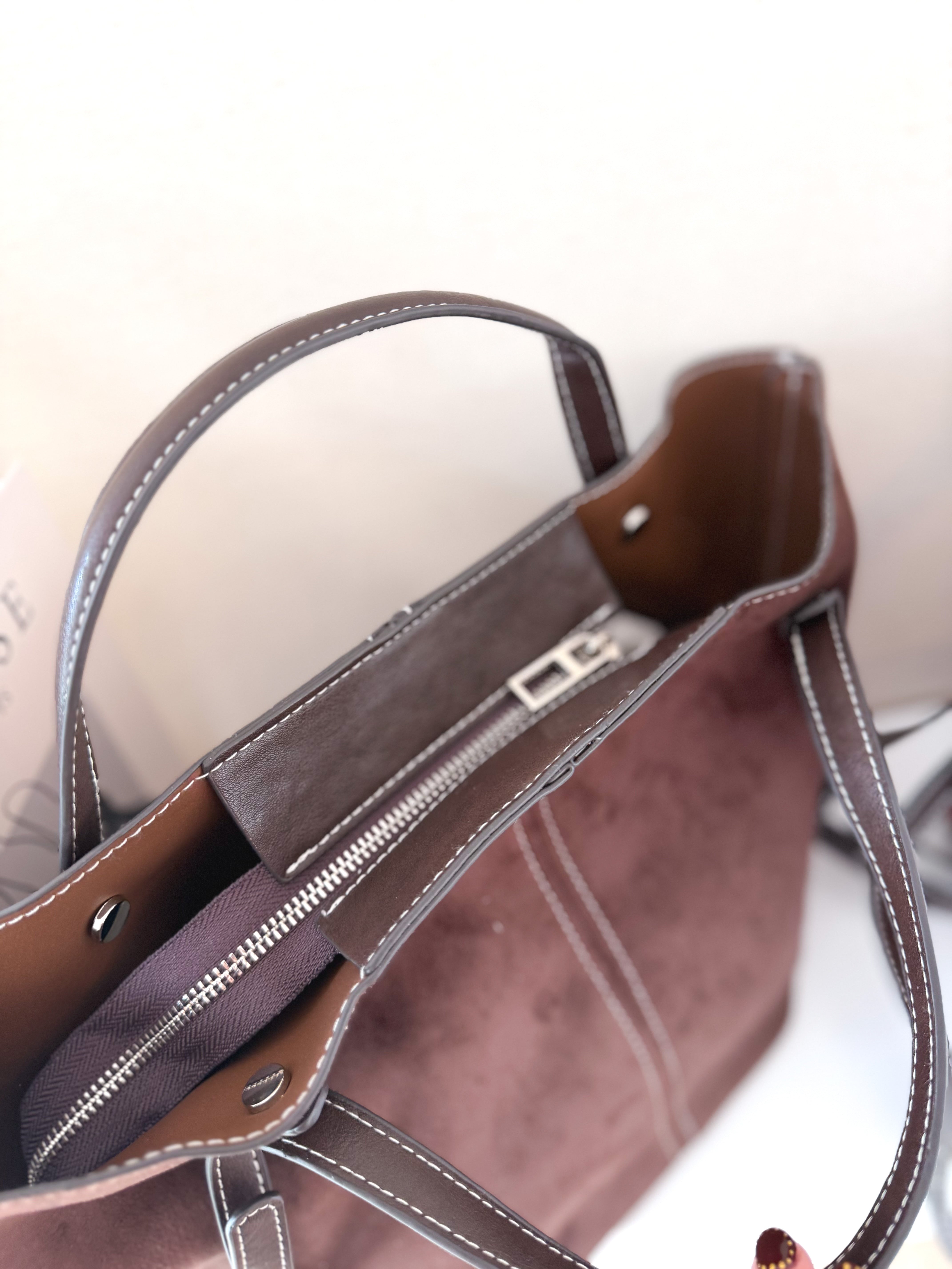 Bolso mano ante