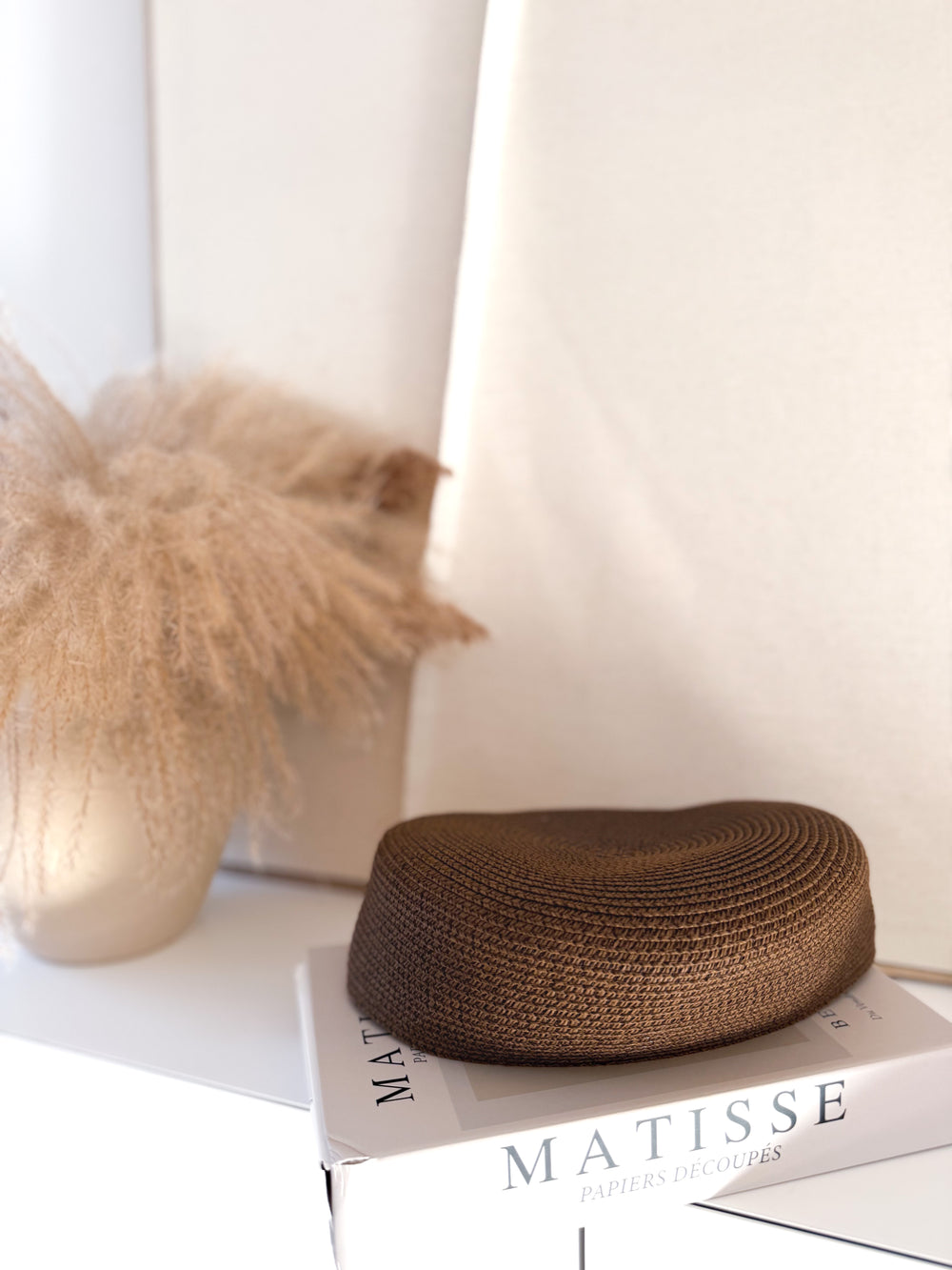 Sombrero paja casquete