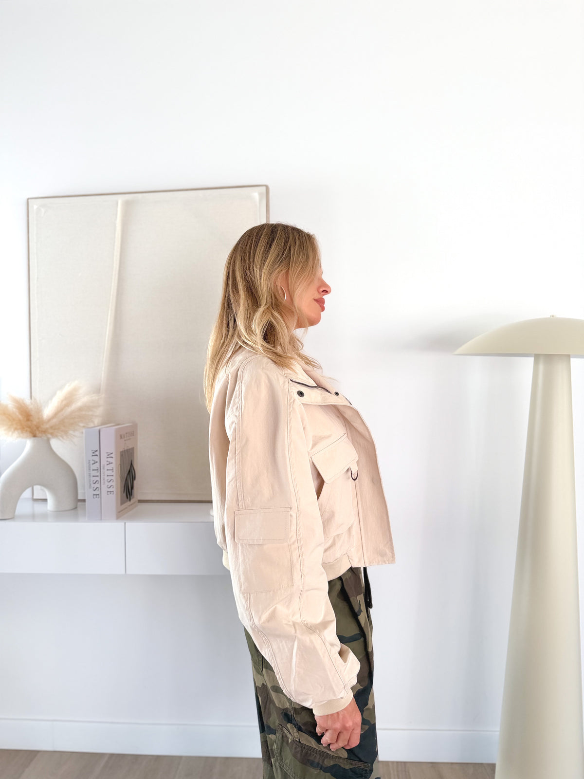 Bomber Casual Beige