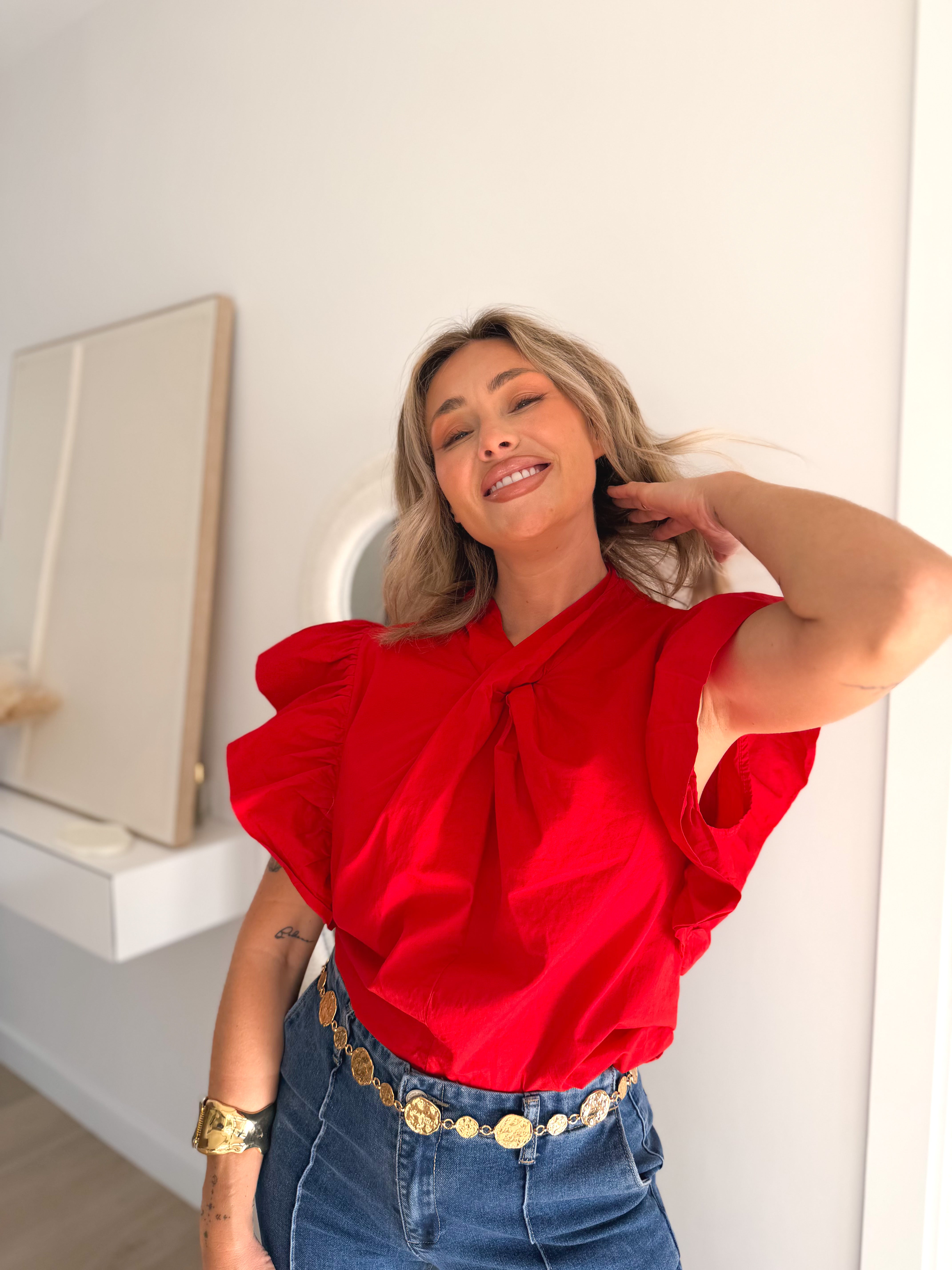 Camisa Antonella Roja