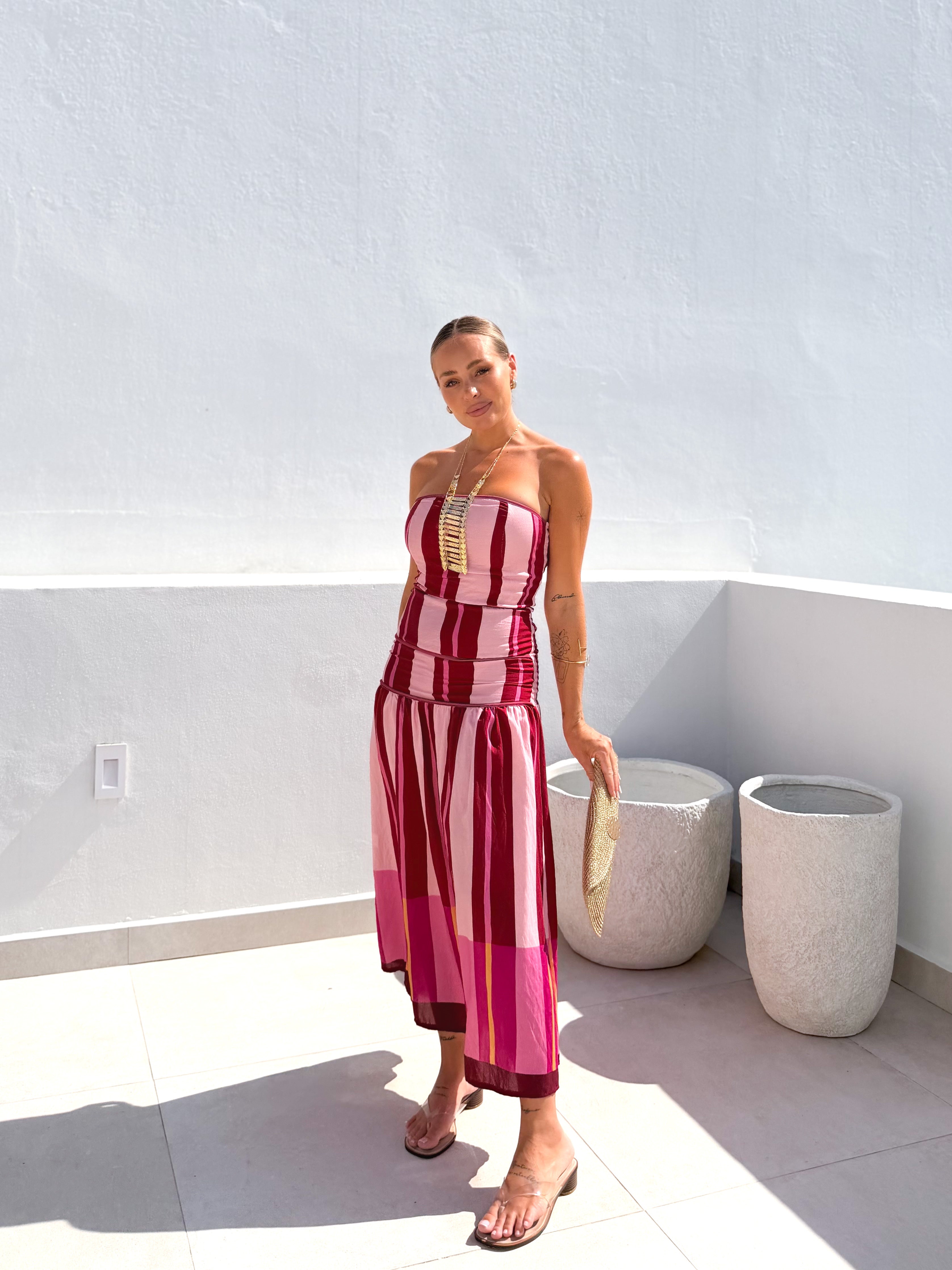 Vestido Nusa rayas