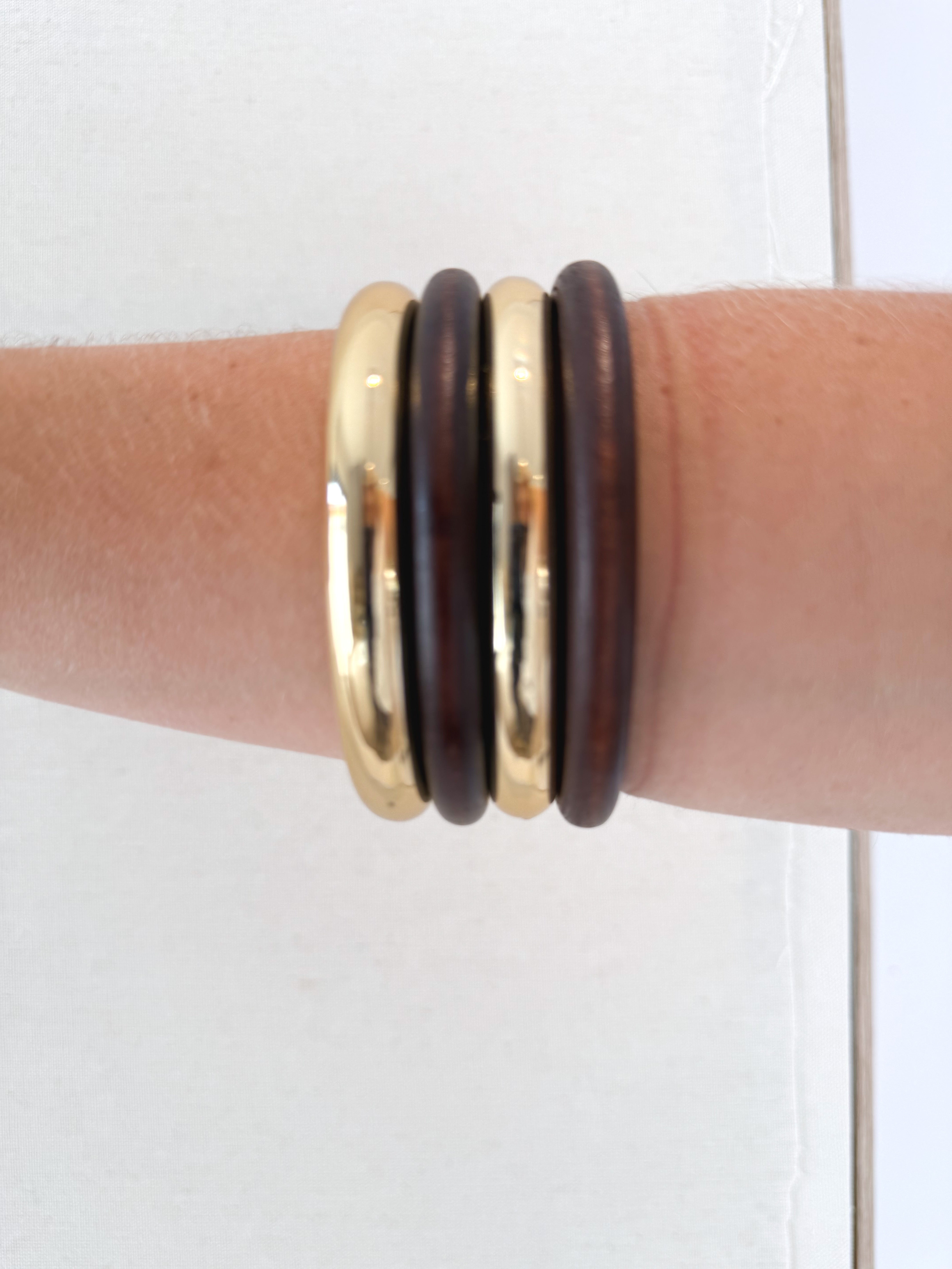 Pack pulseras Oro/Choco