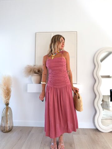 Vestido Velvä Rosa