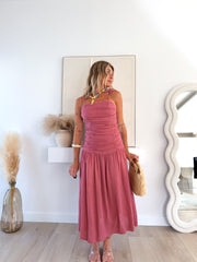 Vestido Velvä Rosa