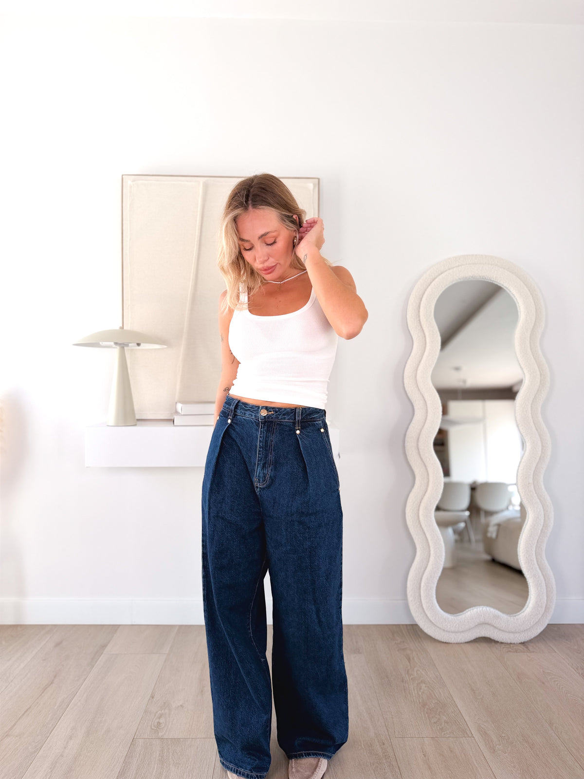 Denim detalles pinzas