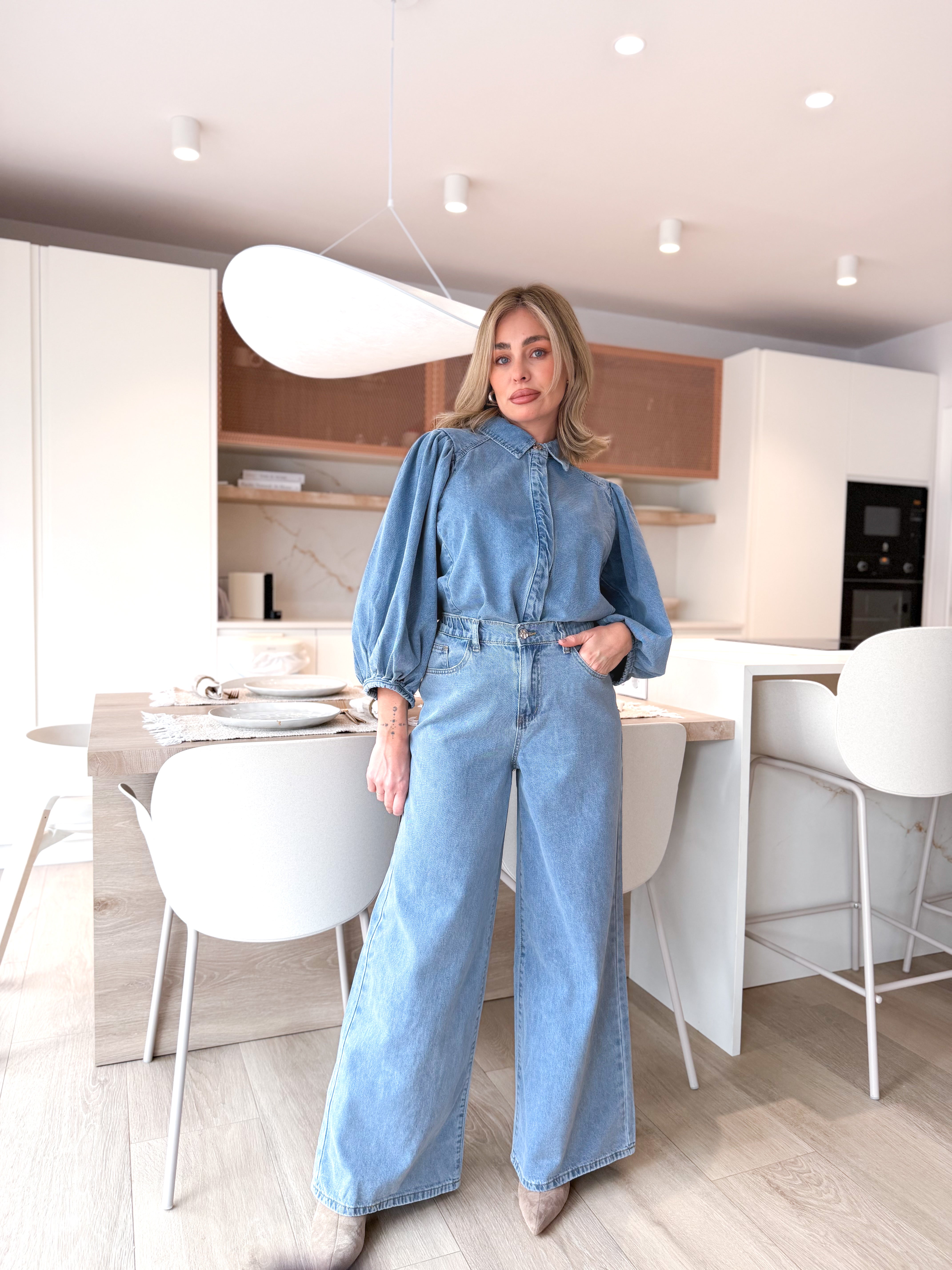 Pantalón denim Amelie