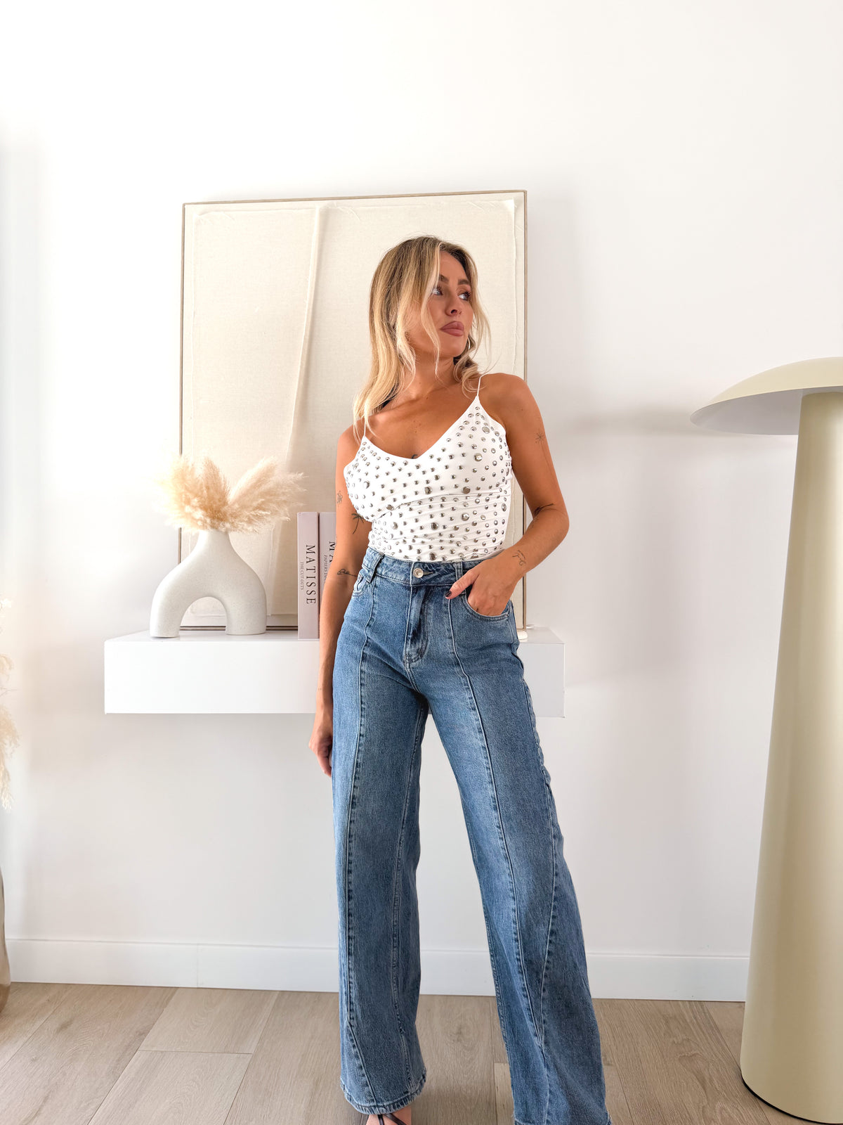 Denim talle alto