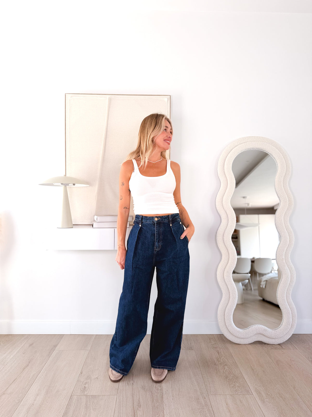 Denim detalles pinzas