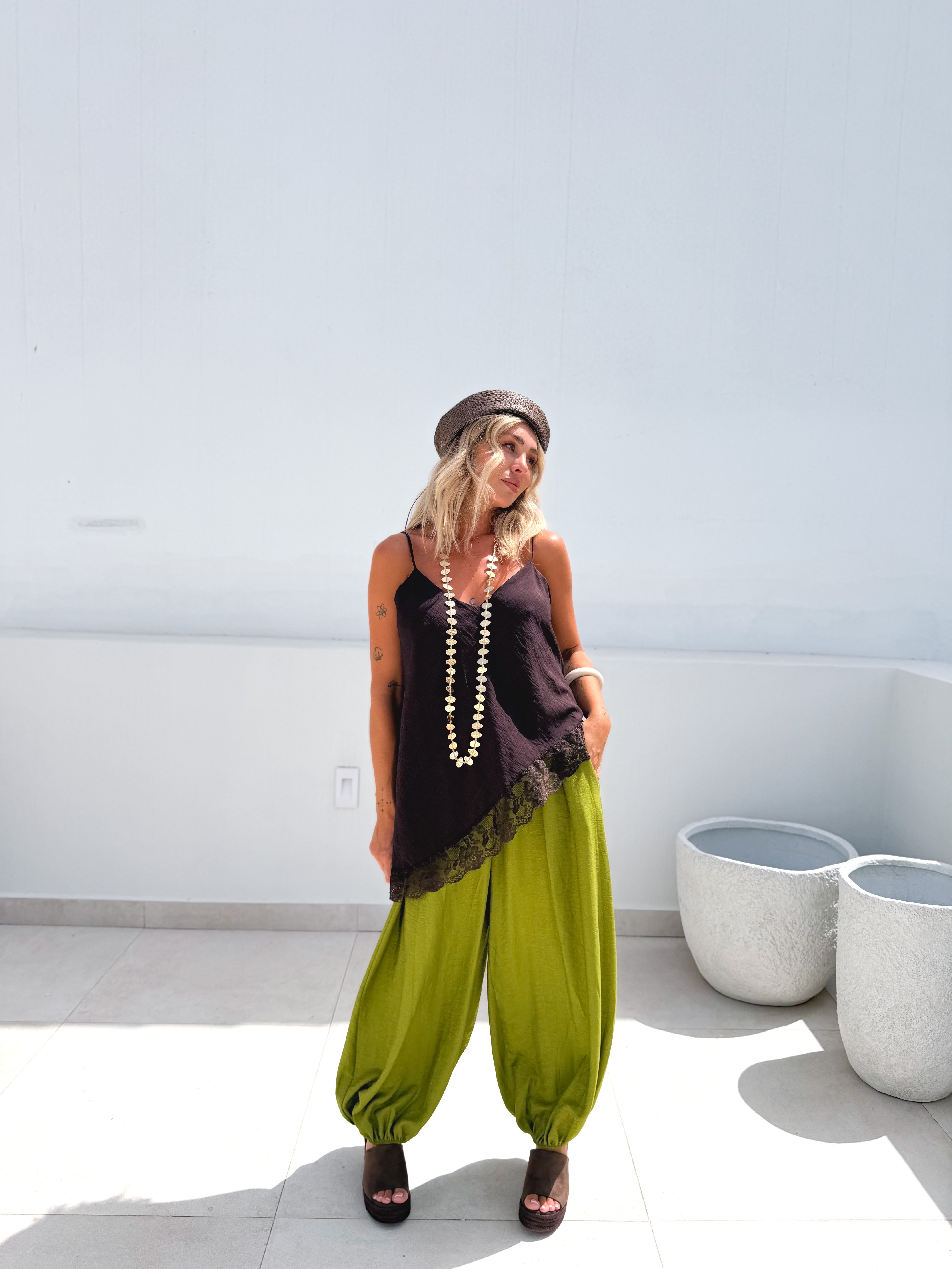 Pantalón bombacho lima