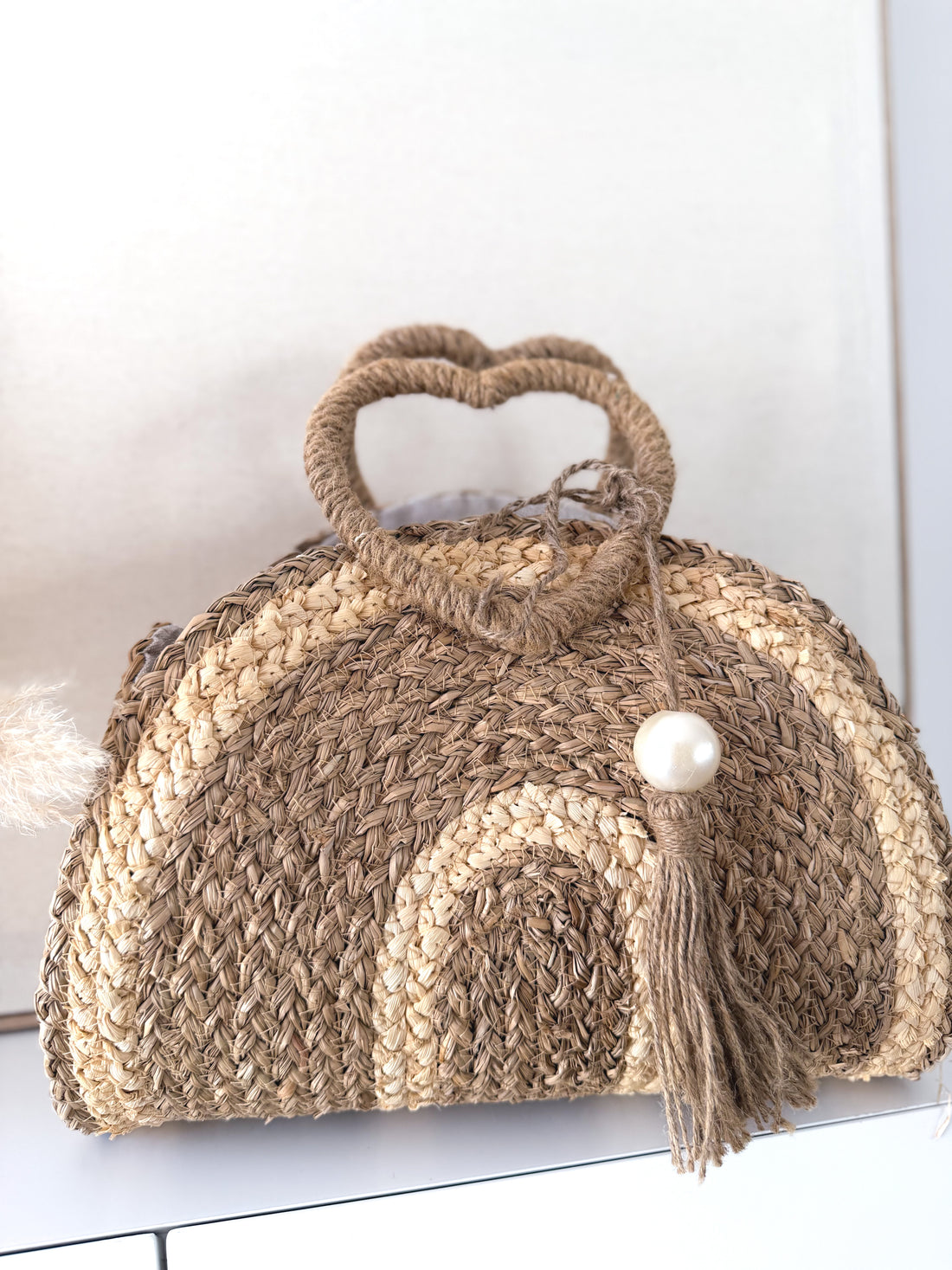Cesta yute combinada HEART