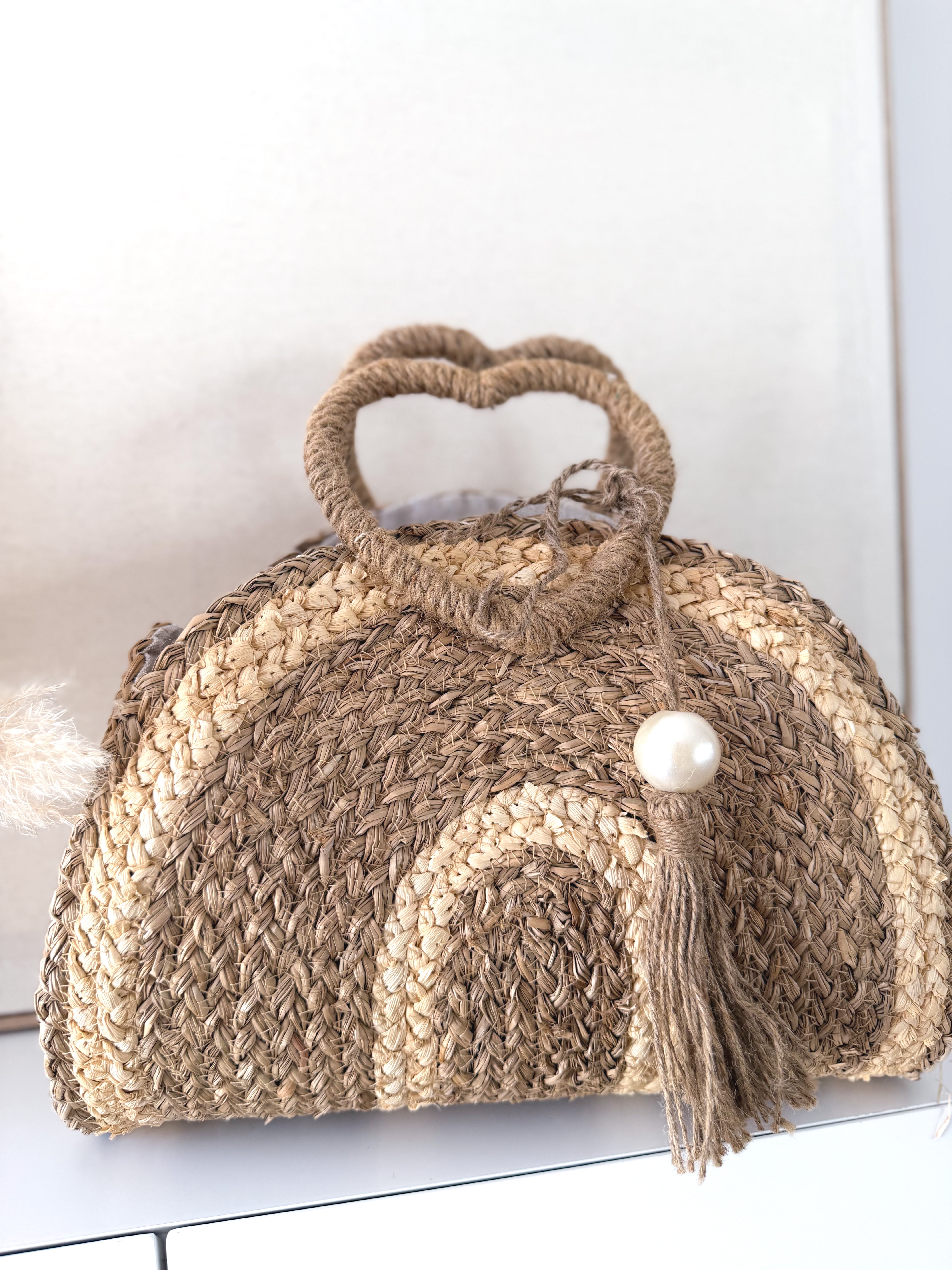 Cesta yute combinada HEART