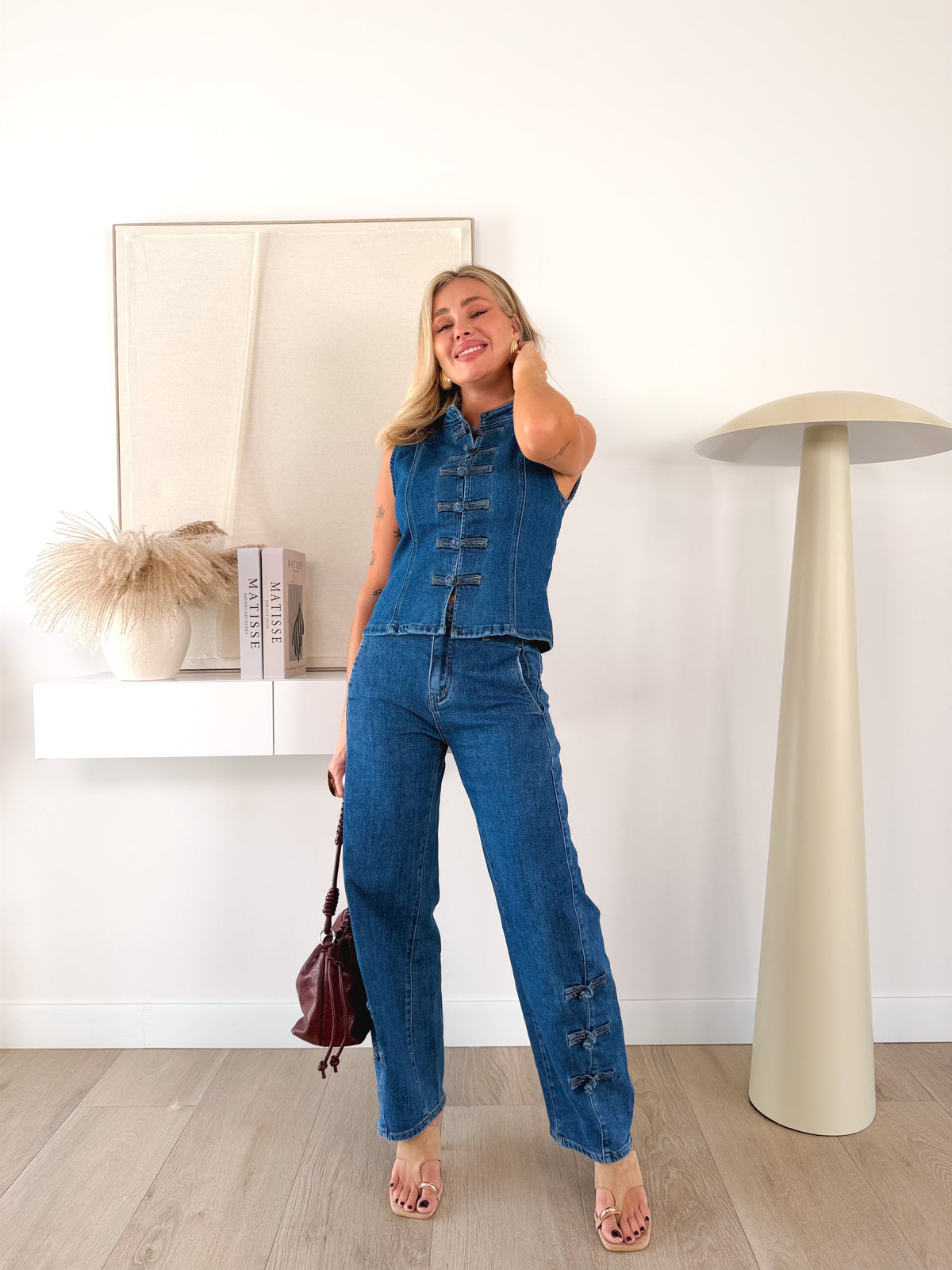 Chaleco Denim Napoleón