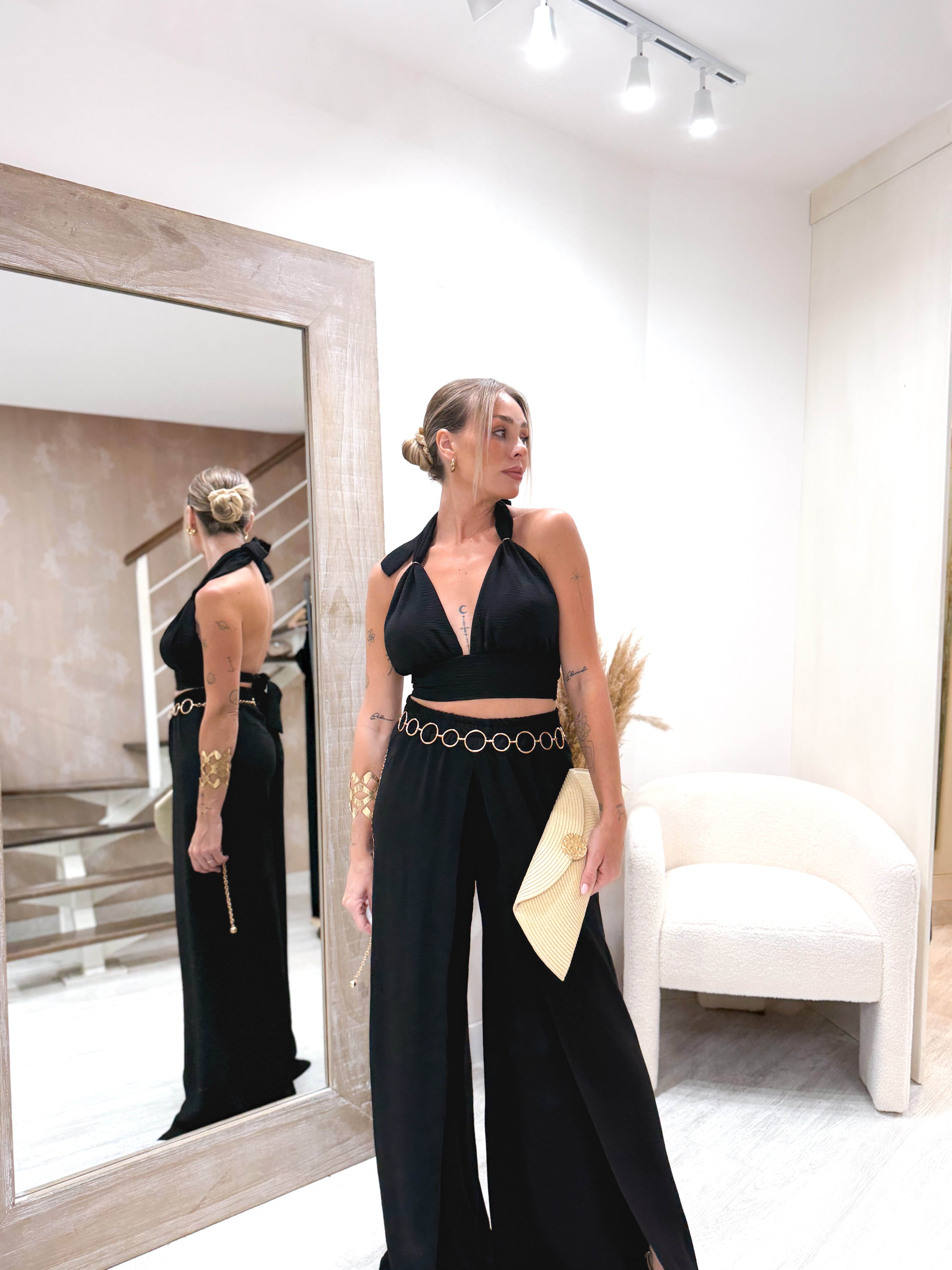 Total look VELLE negro