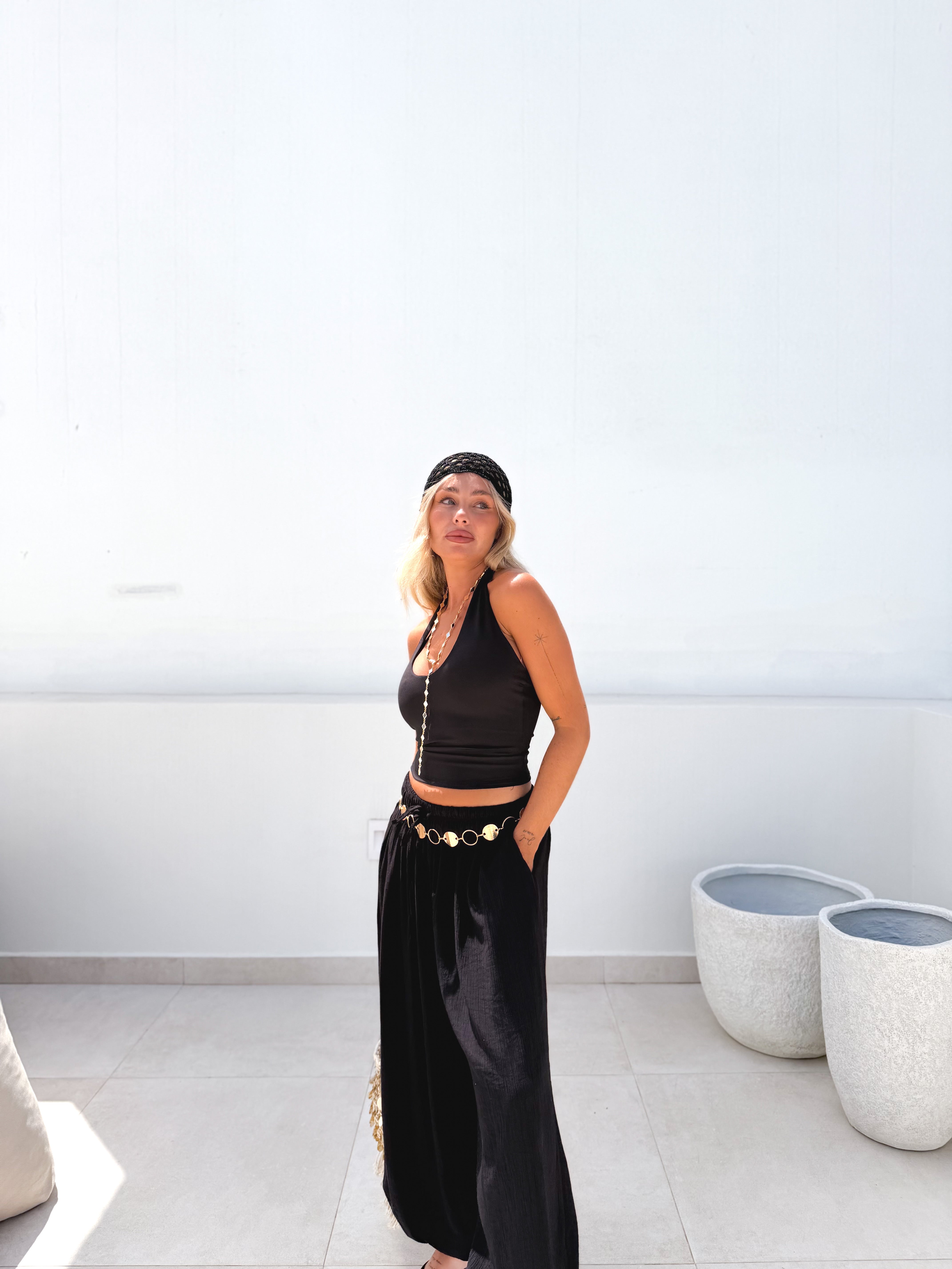 Pantalón Bombacho negro