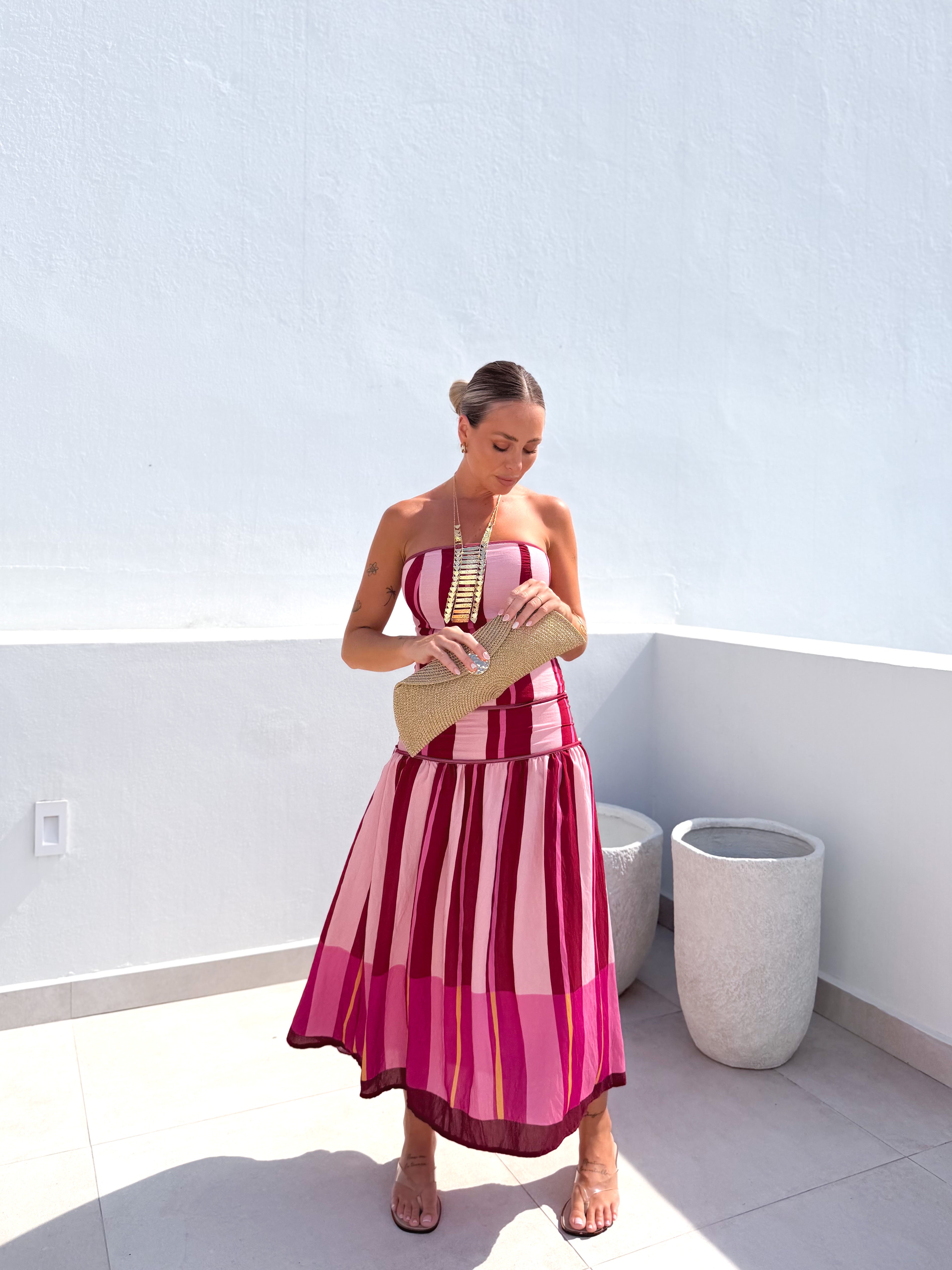 Vestido Nusa rayas