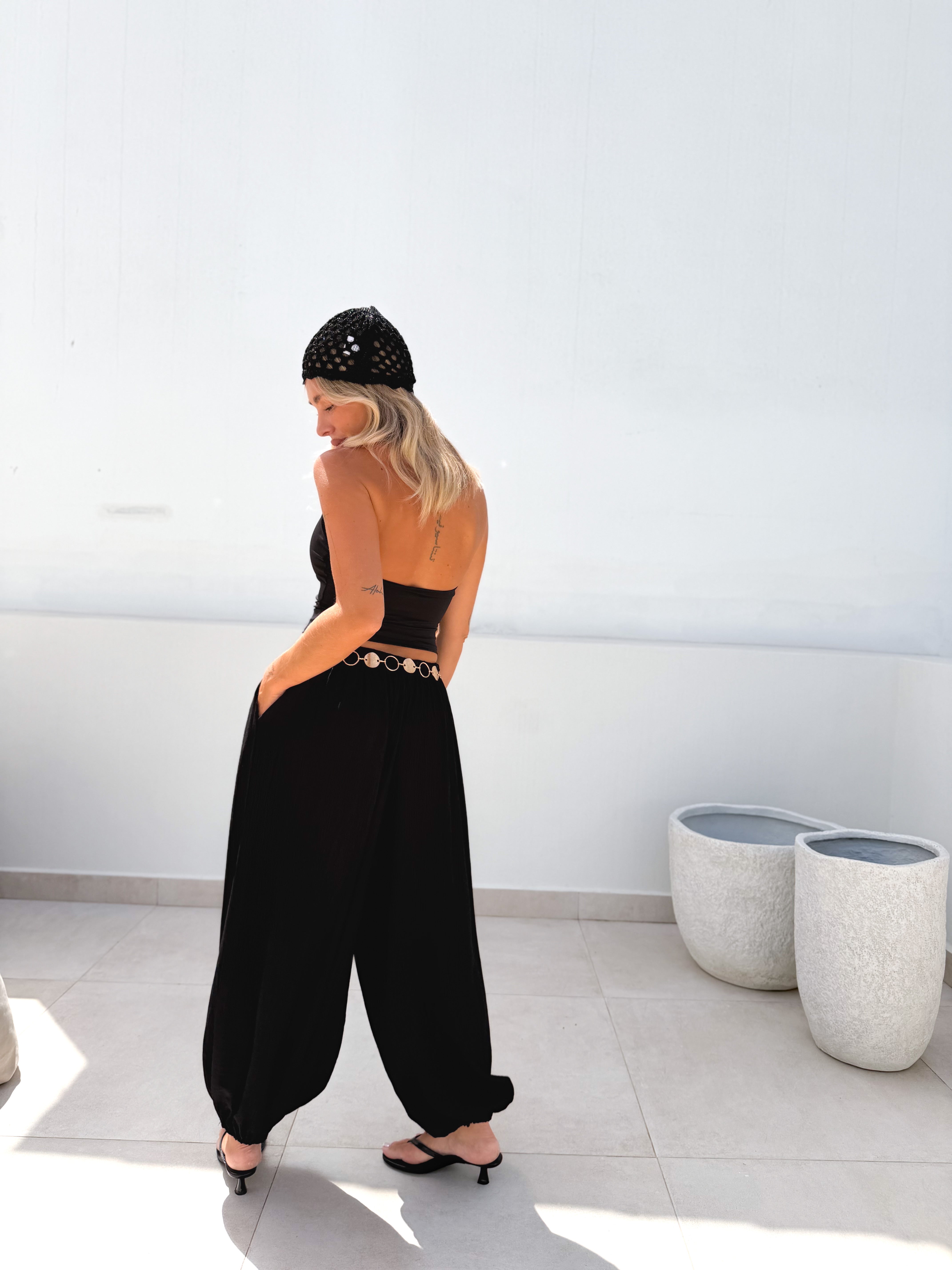 Pantalón Bombacho negro