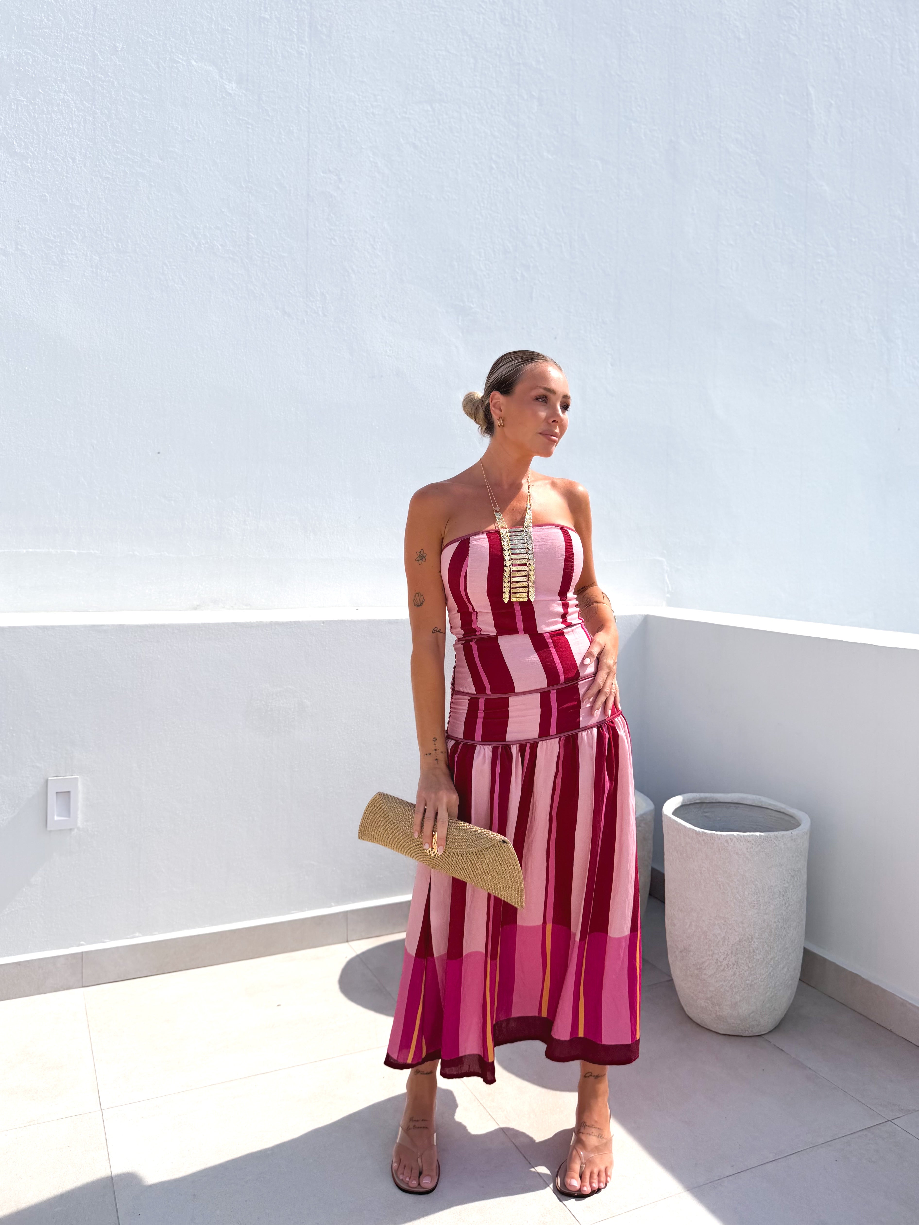 Vestido Nusa rayas