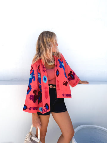 Chaqueta MAMBESA Coral