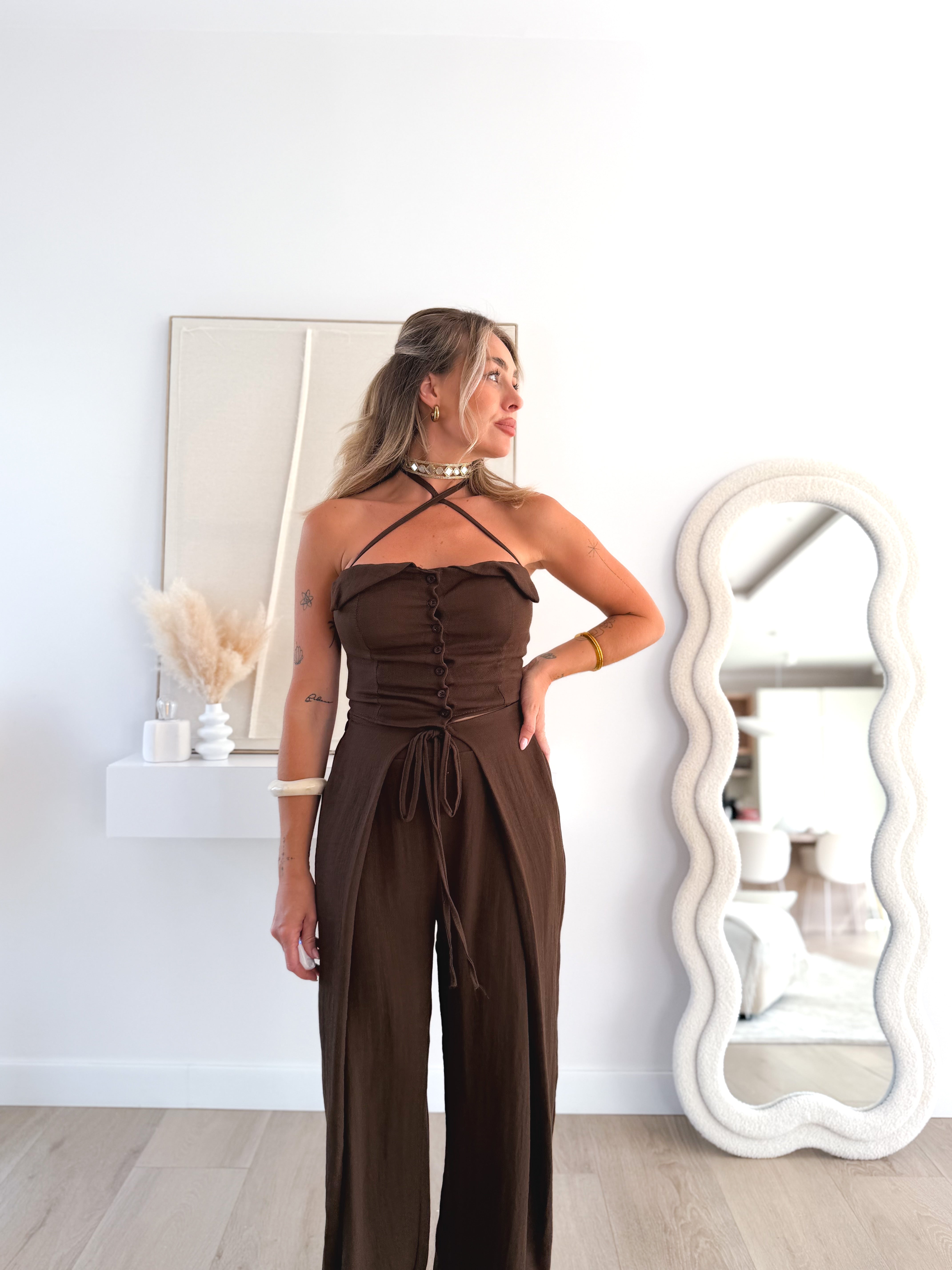 Conjunto Alene choco