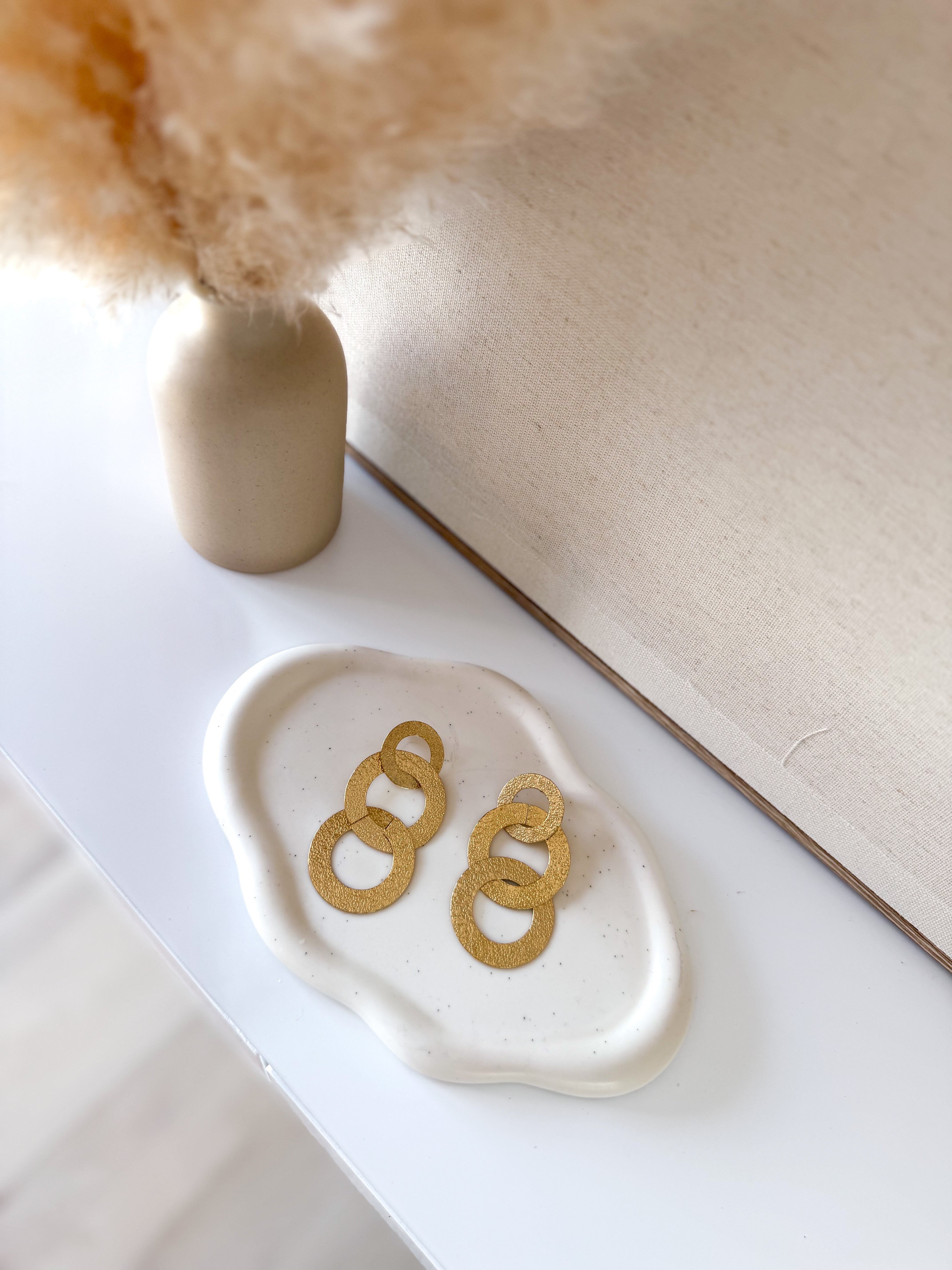 Pendientes Triple esfera