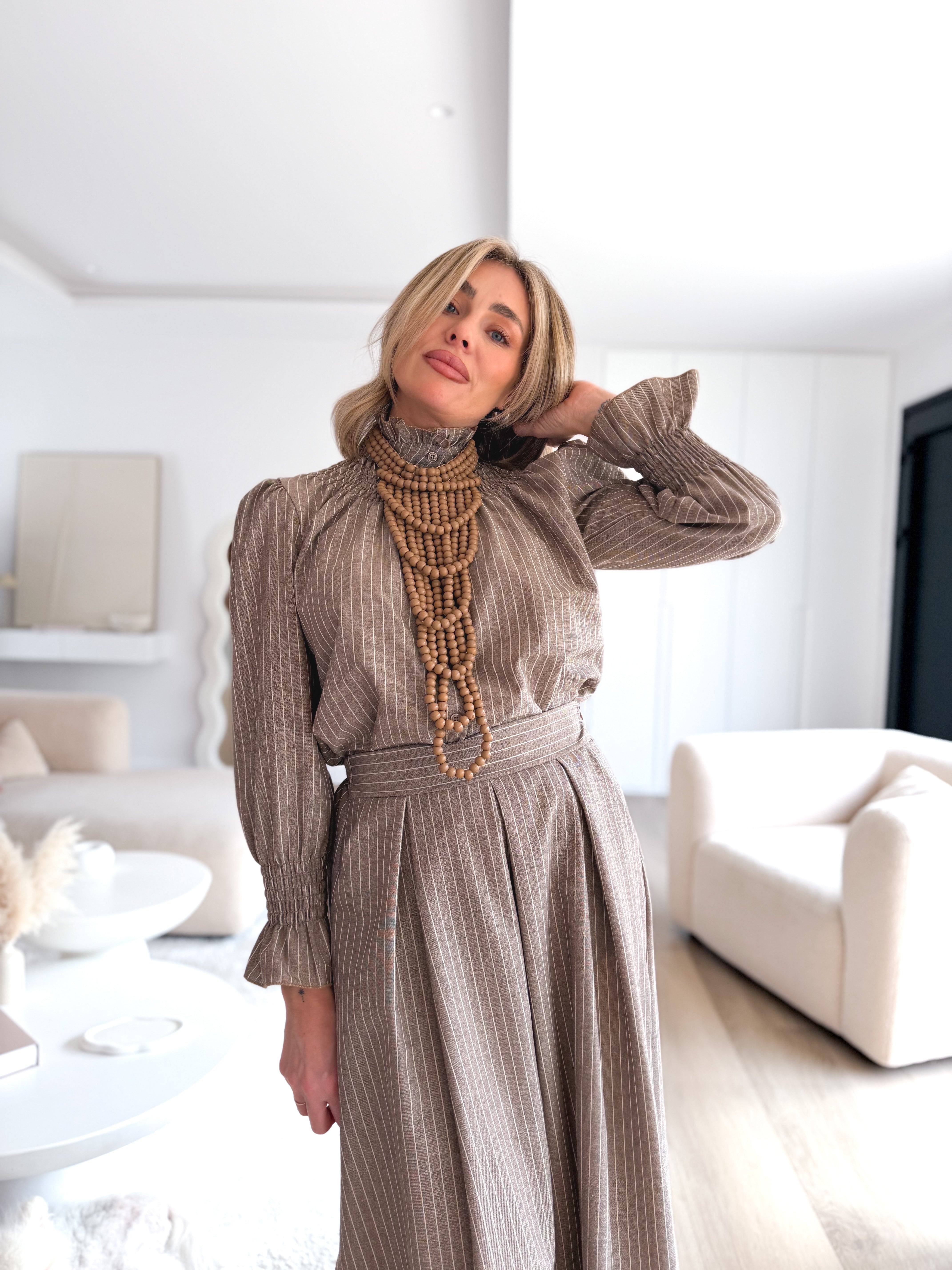 Camisa Julietta Camel