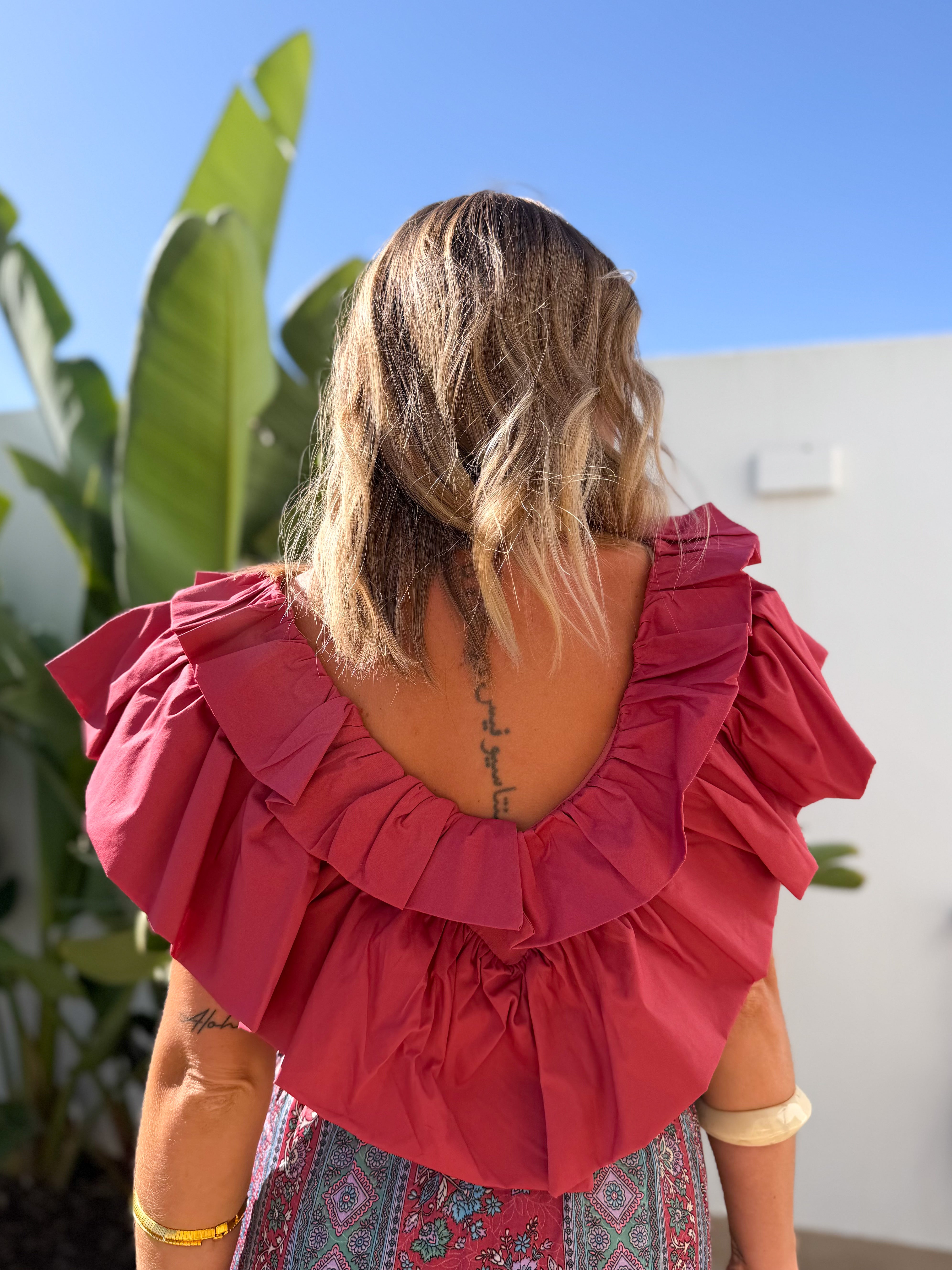 Blusa Aura Coral
