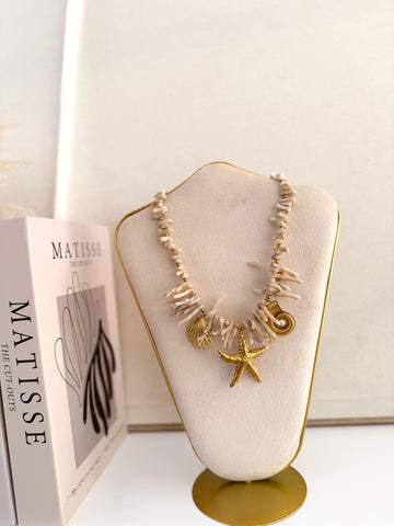 Collar Mar coral beige