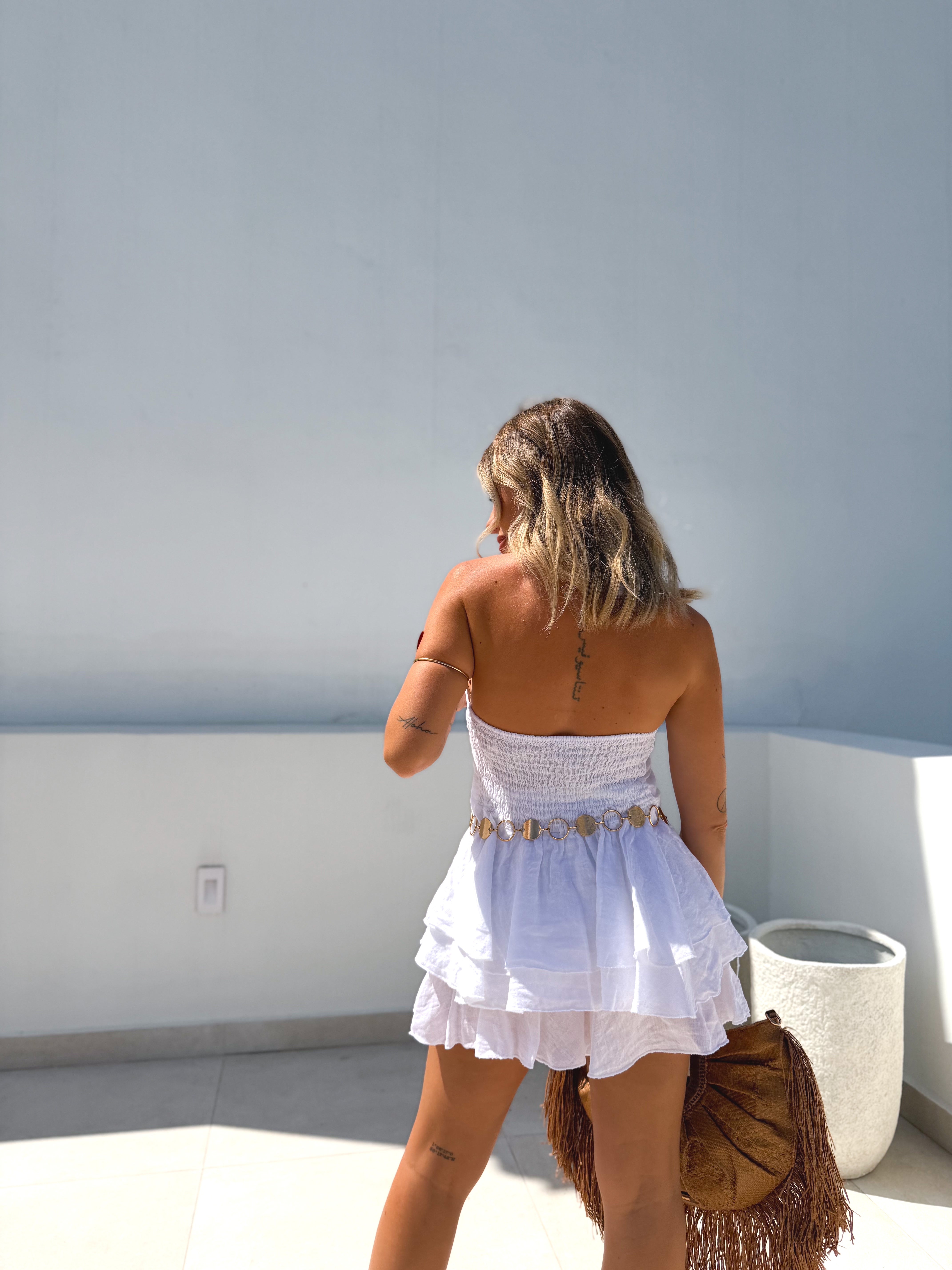 Top A Mare blanco