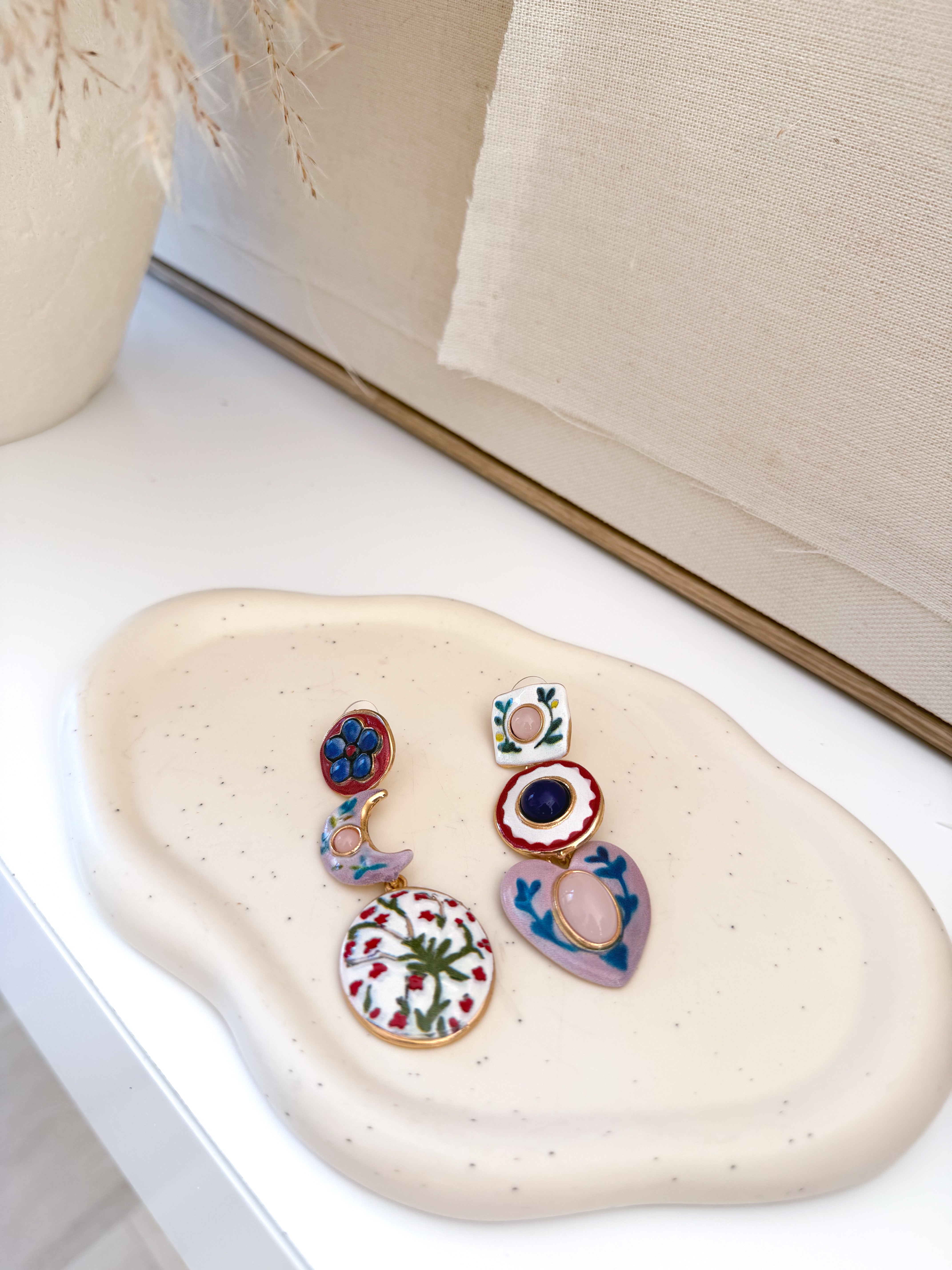 Pendientes combinados