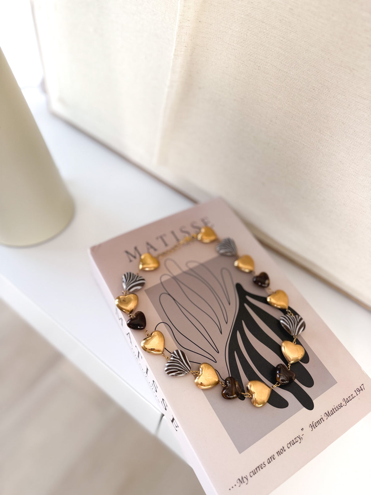 Collar Heart Print