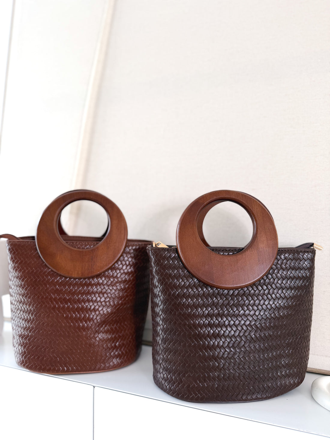 Bolso efecto piel