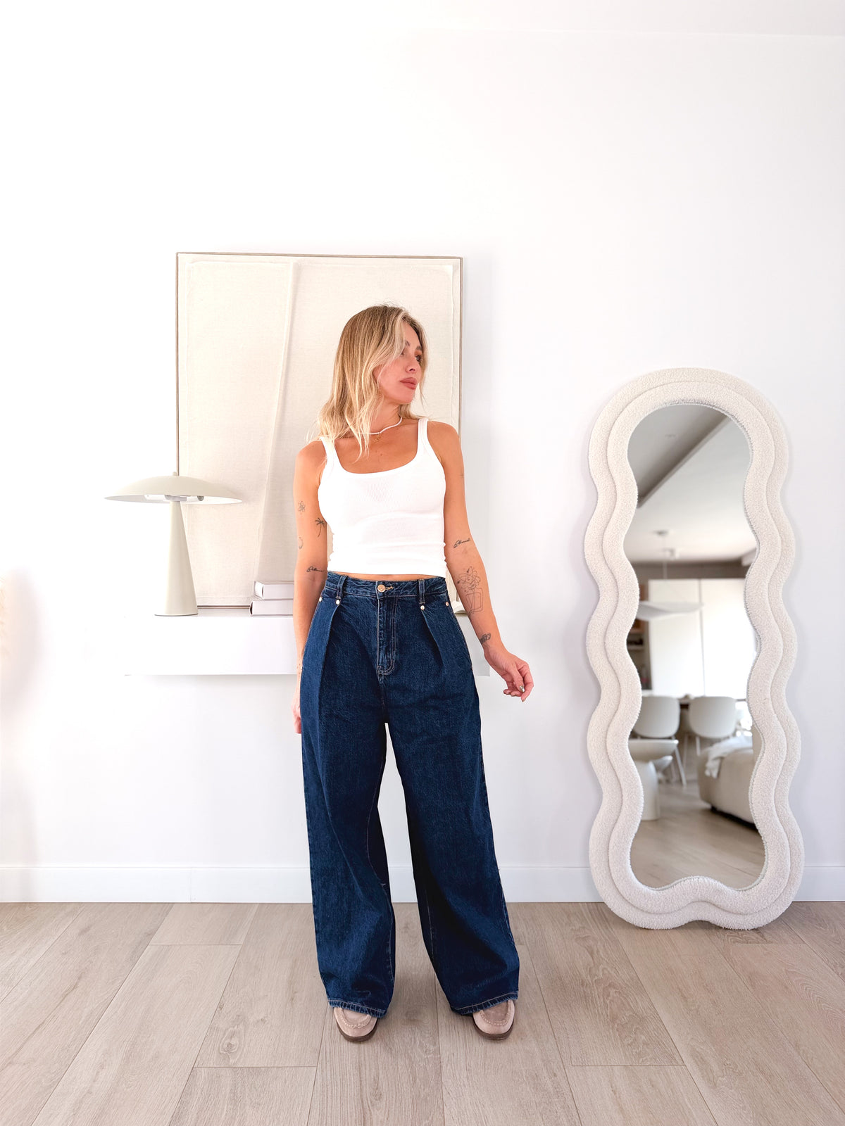 Denim detalles pinzas