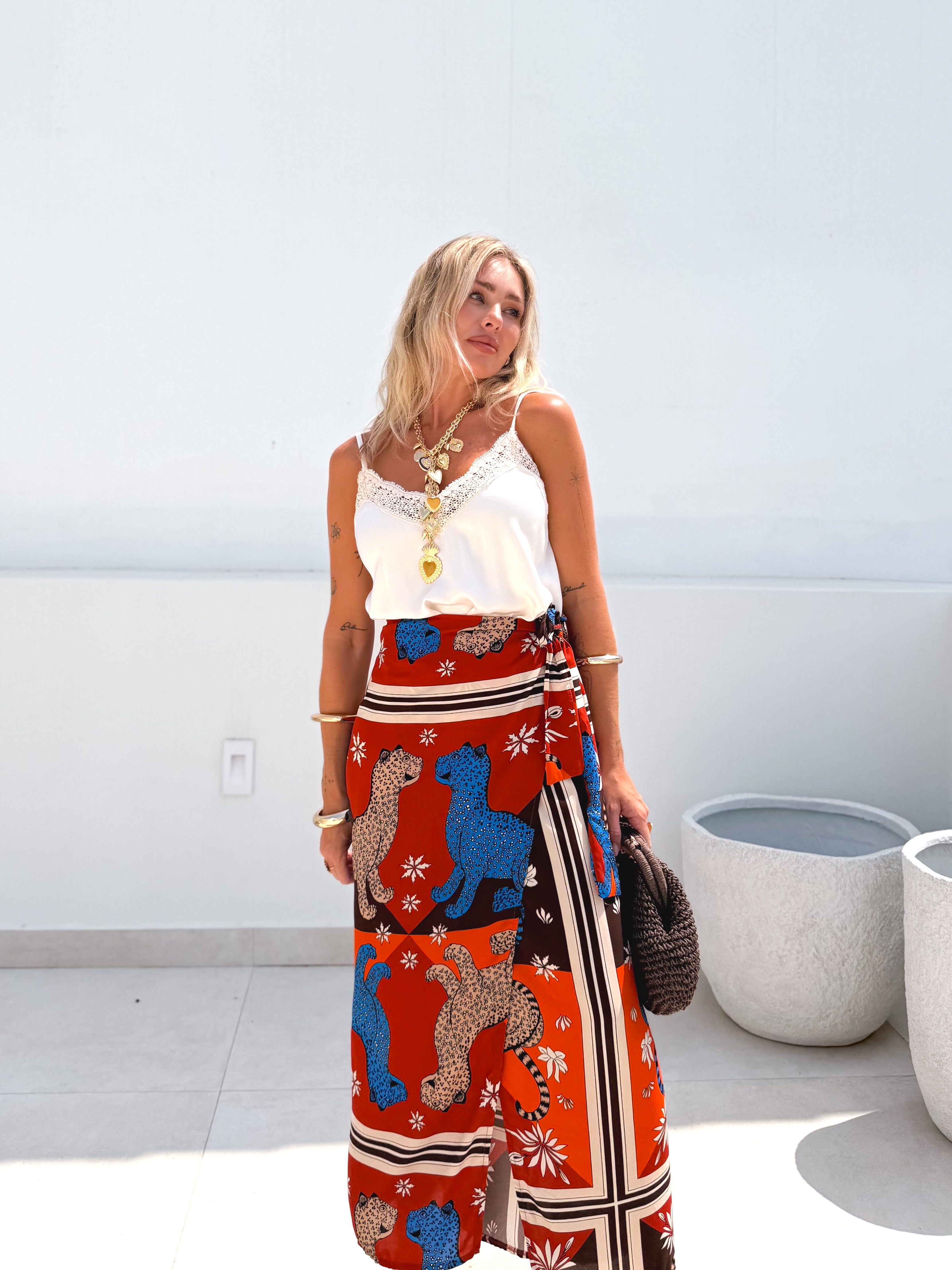 Falda pareo multi TIGER