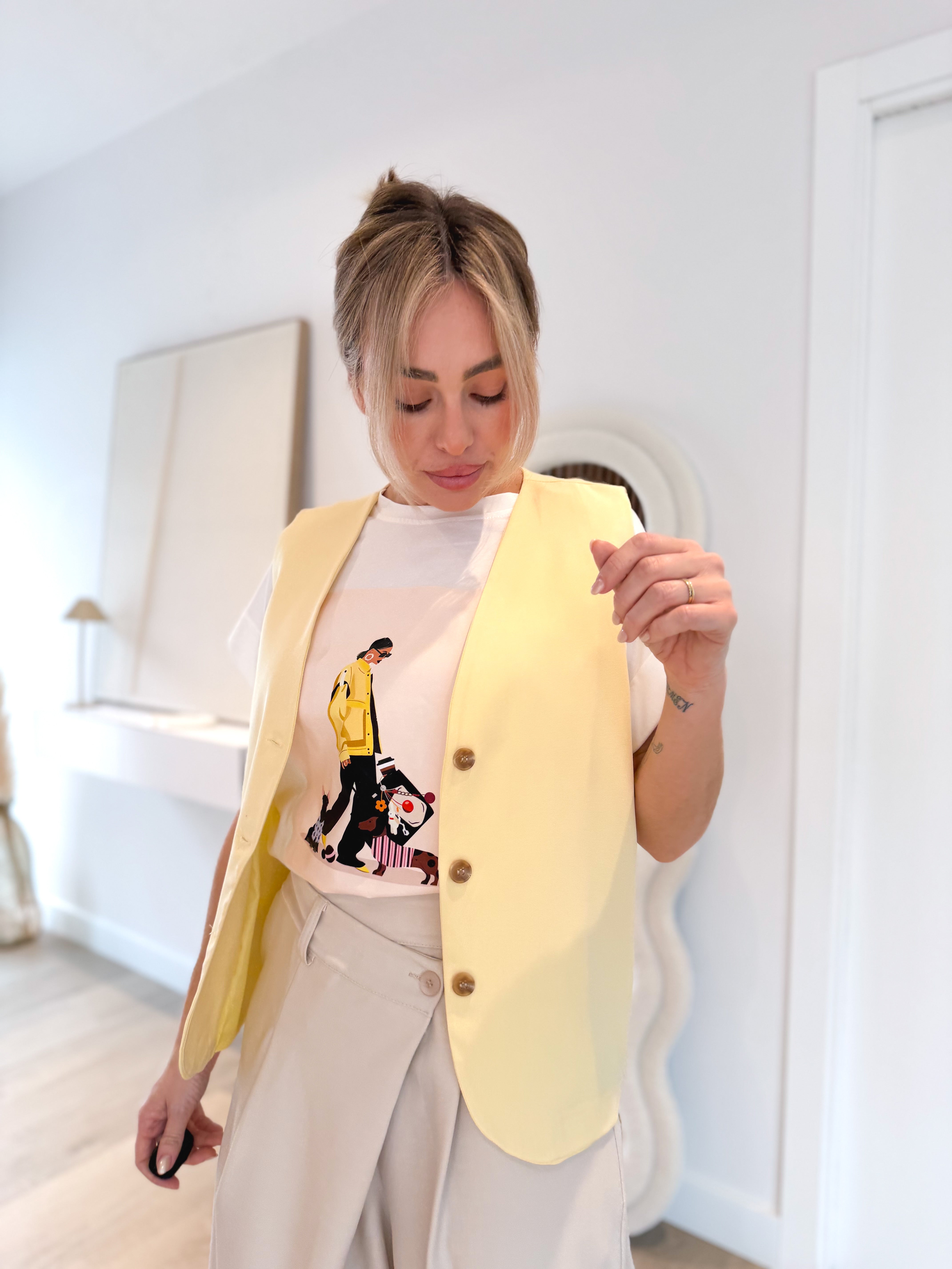 Chaleco pinza Amarillo