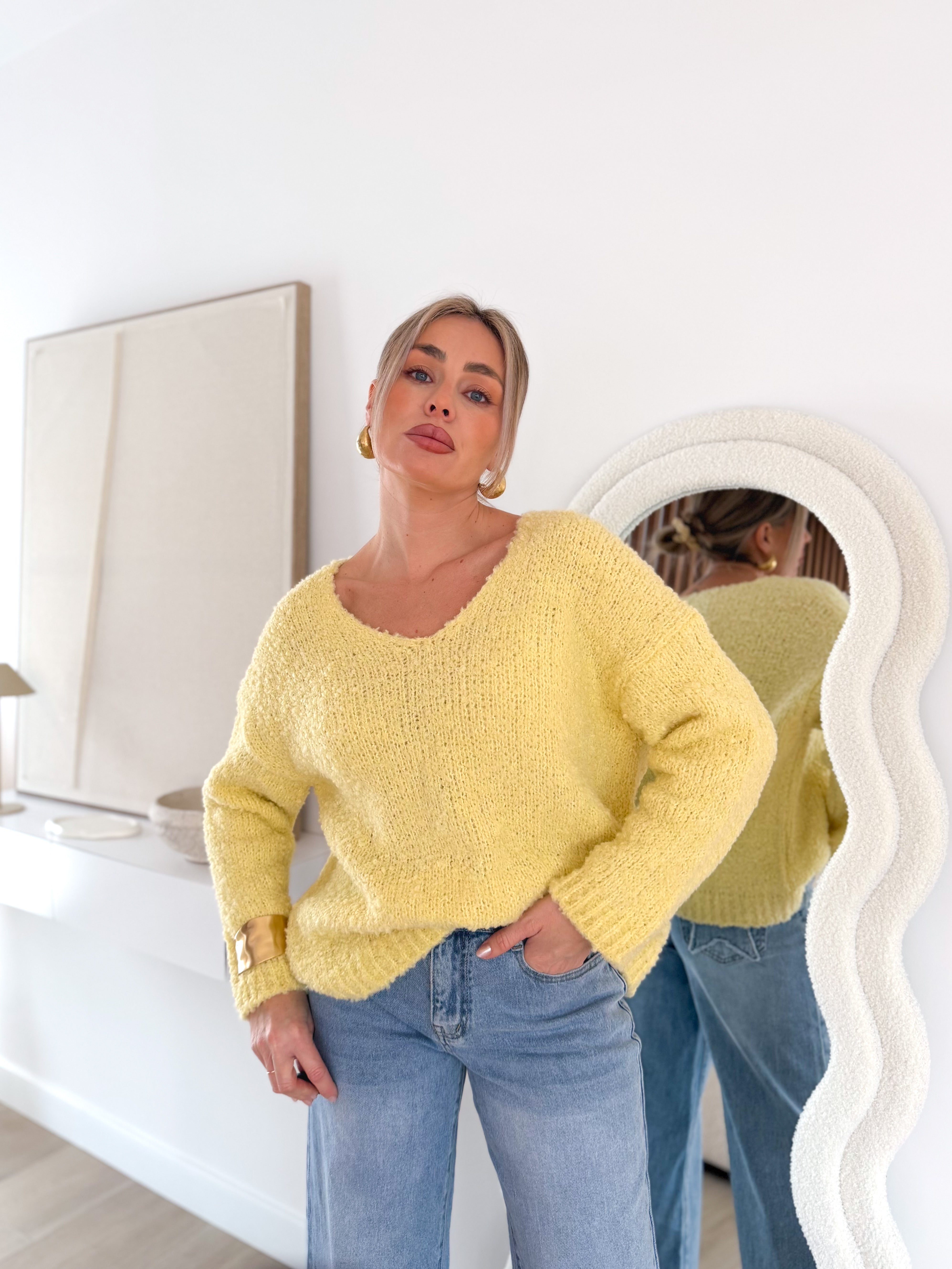 Jersey hilado amarillo