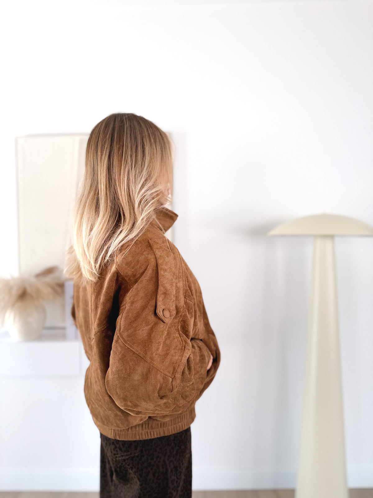 Cazadora Ante Camel