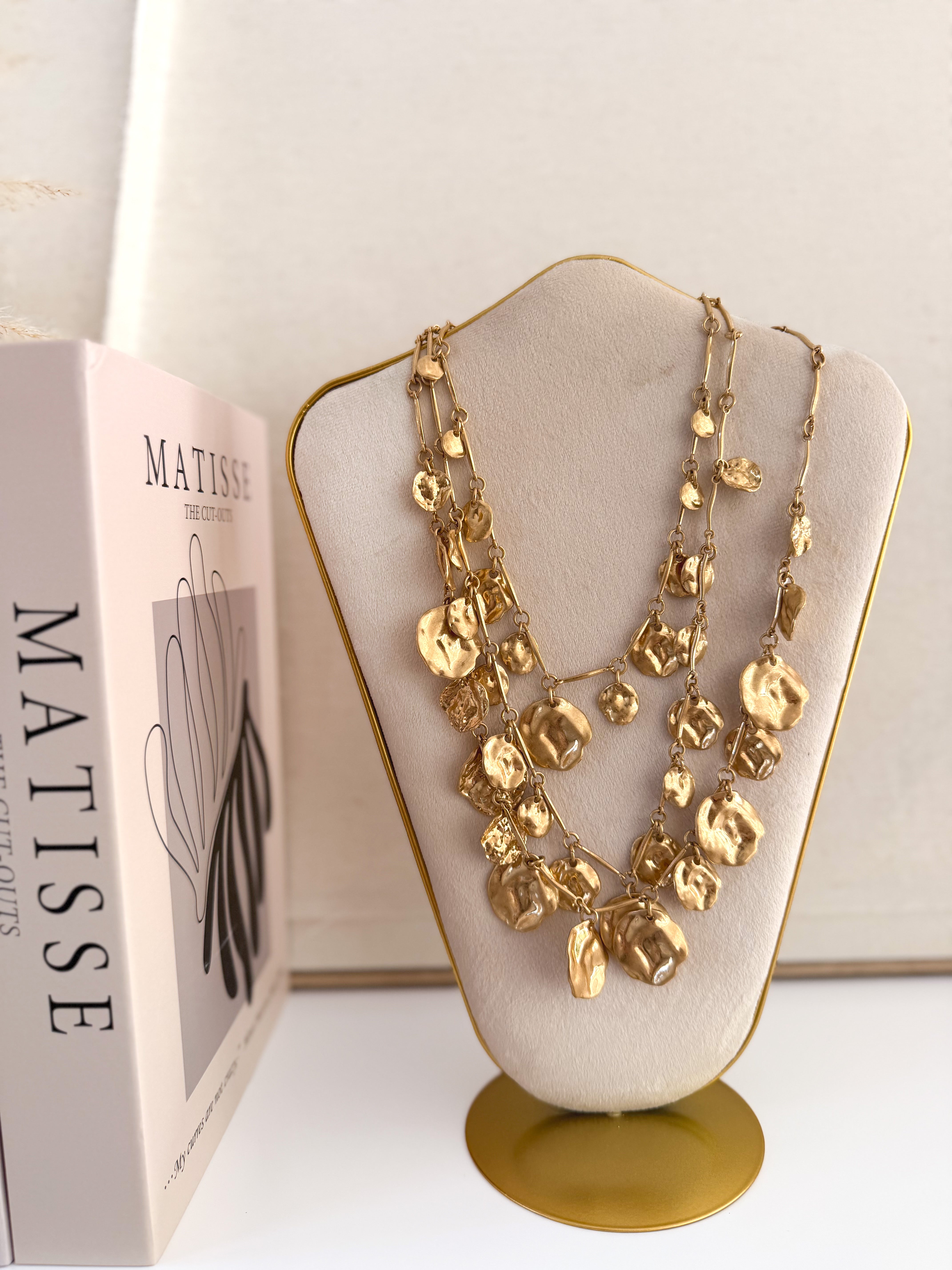 Collar cascada chapas