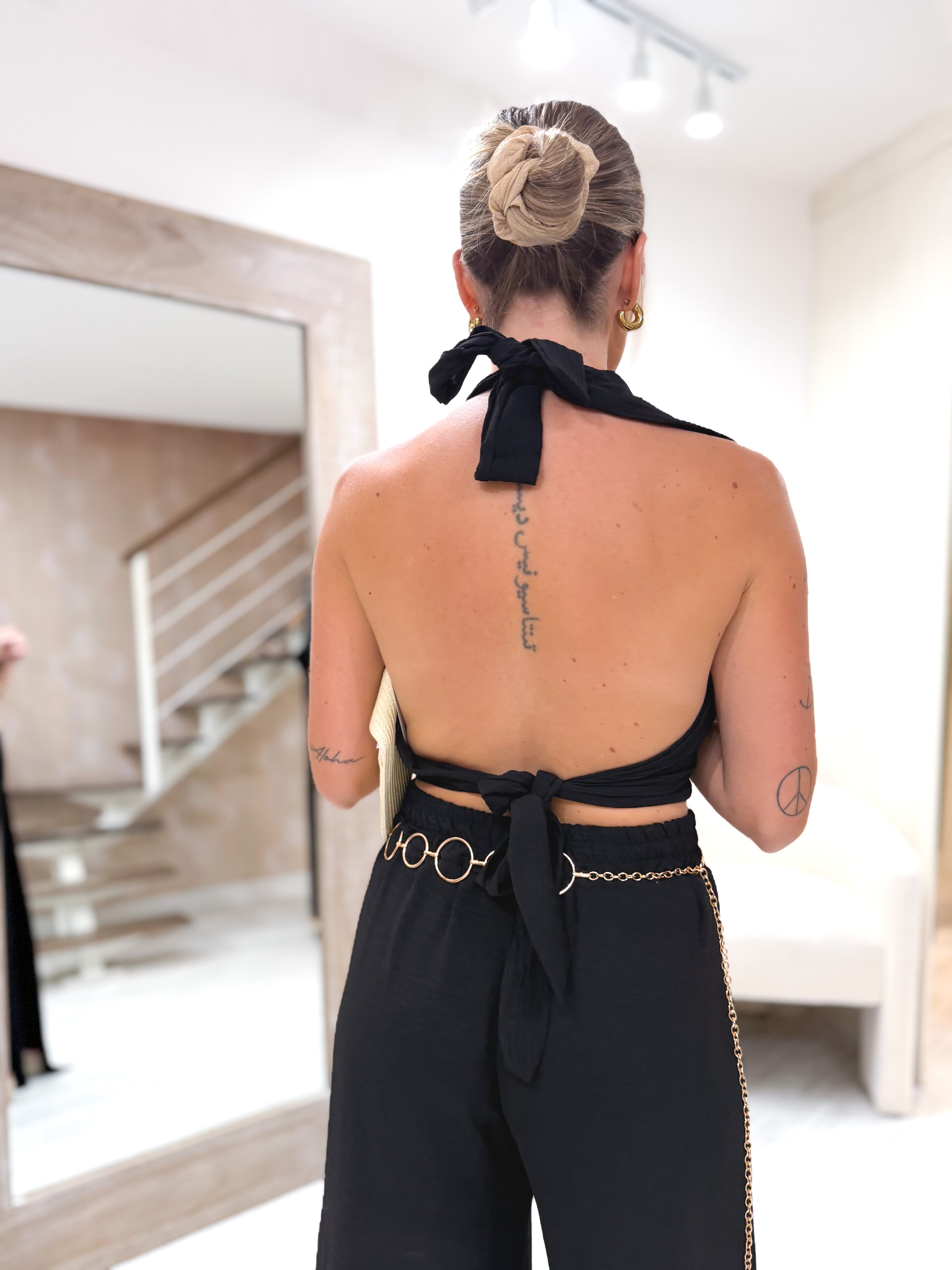 Total look VELLE negro